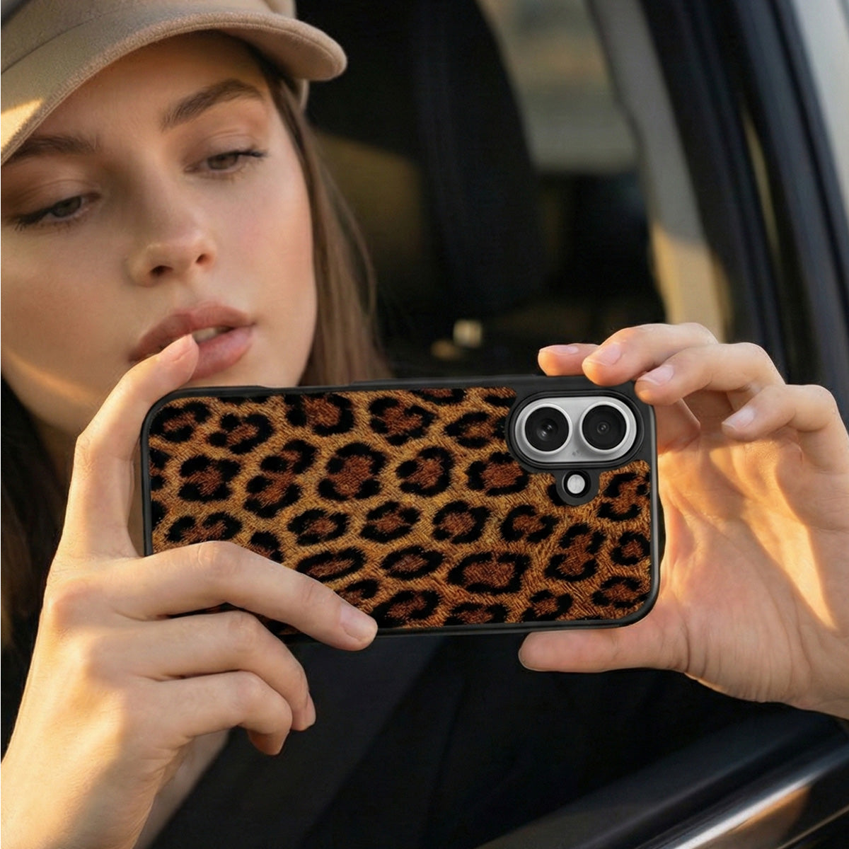 Animal Print Designer iPhone 16 Plus Case – Classic Leopard | MagSafe