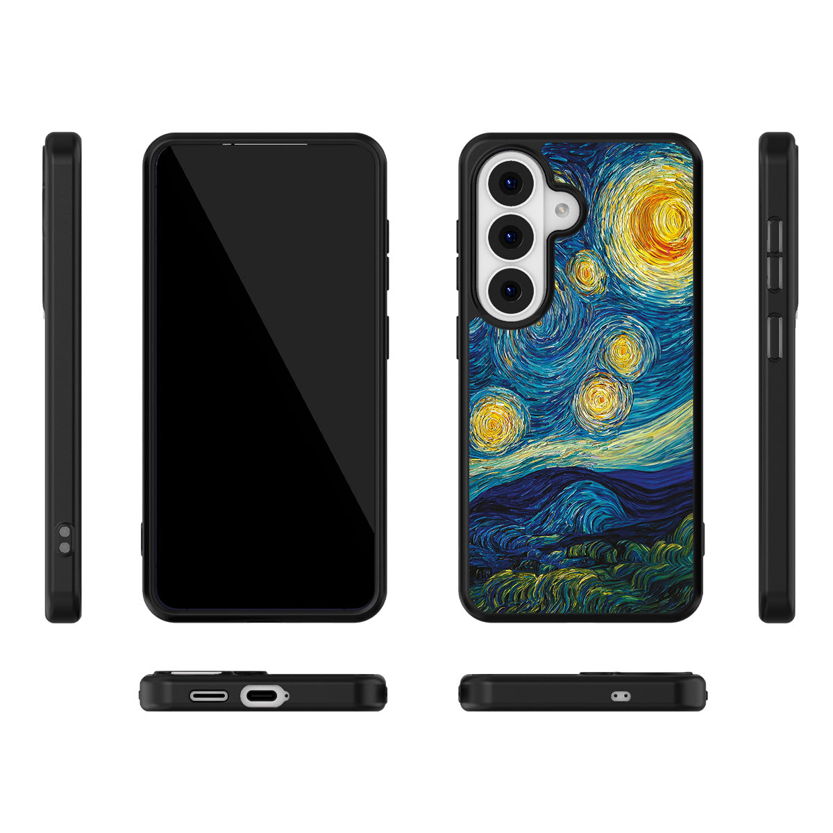 Astral Waves Samsung Galaxy S26 case – multi-angle view