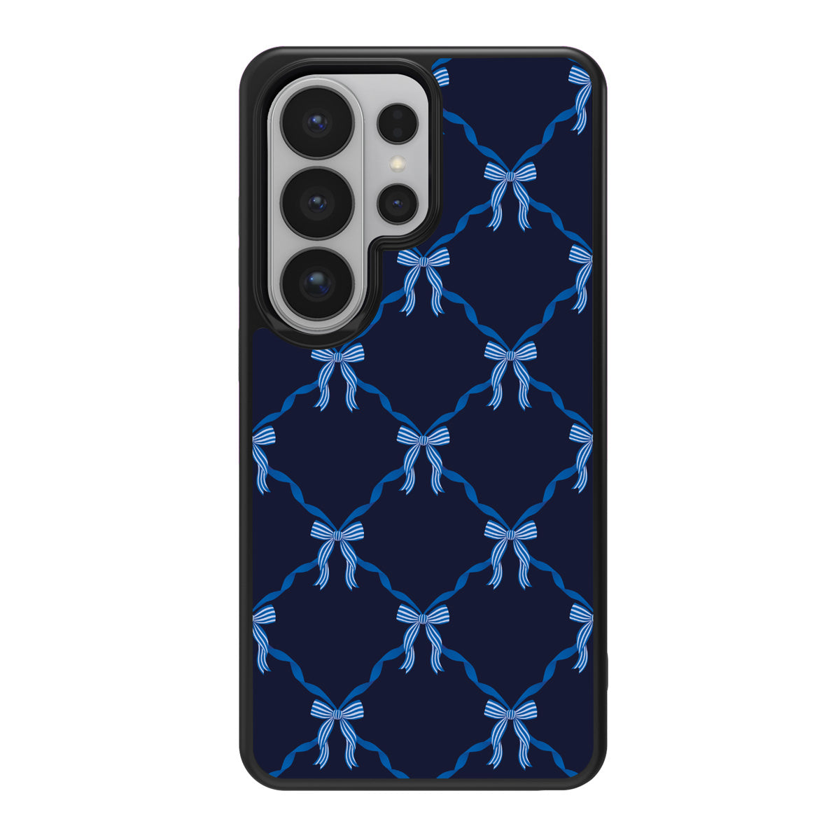 Azure Elegance design back view – Samsung Galaxy S26 Ultra case