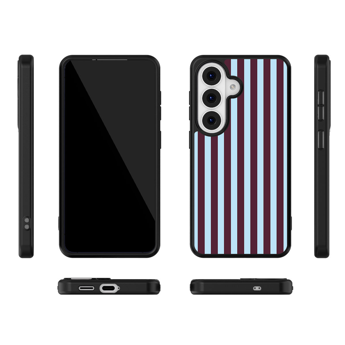 Cabernet Column Samsung Galaxy S26 case – multi-angle view