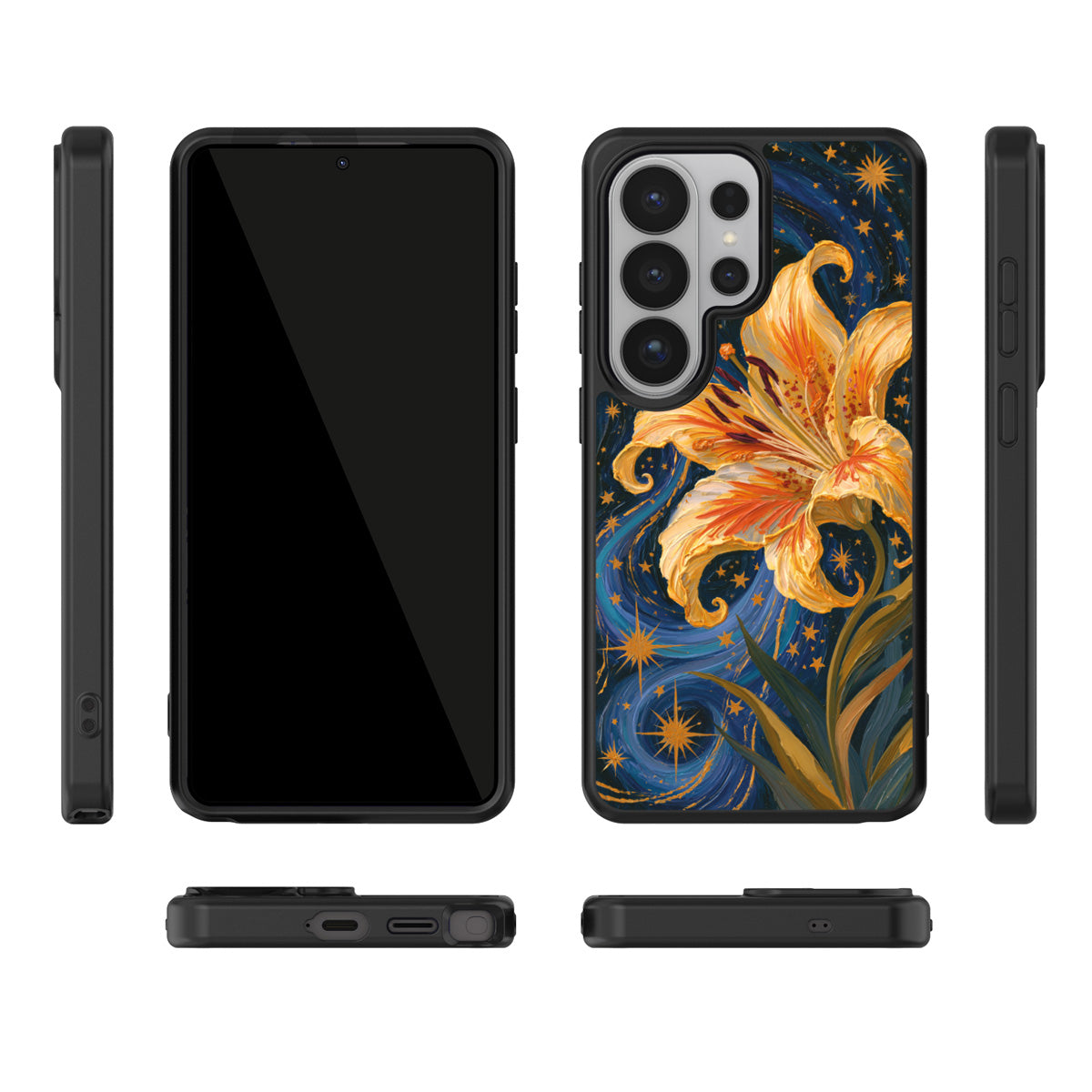 Celestial Bloom Samsung Galaxy S26 Ultra case – multi-angle view