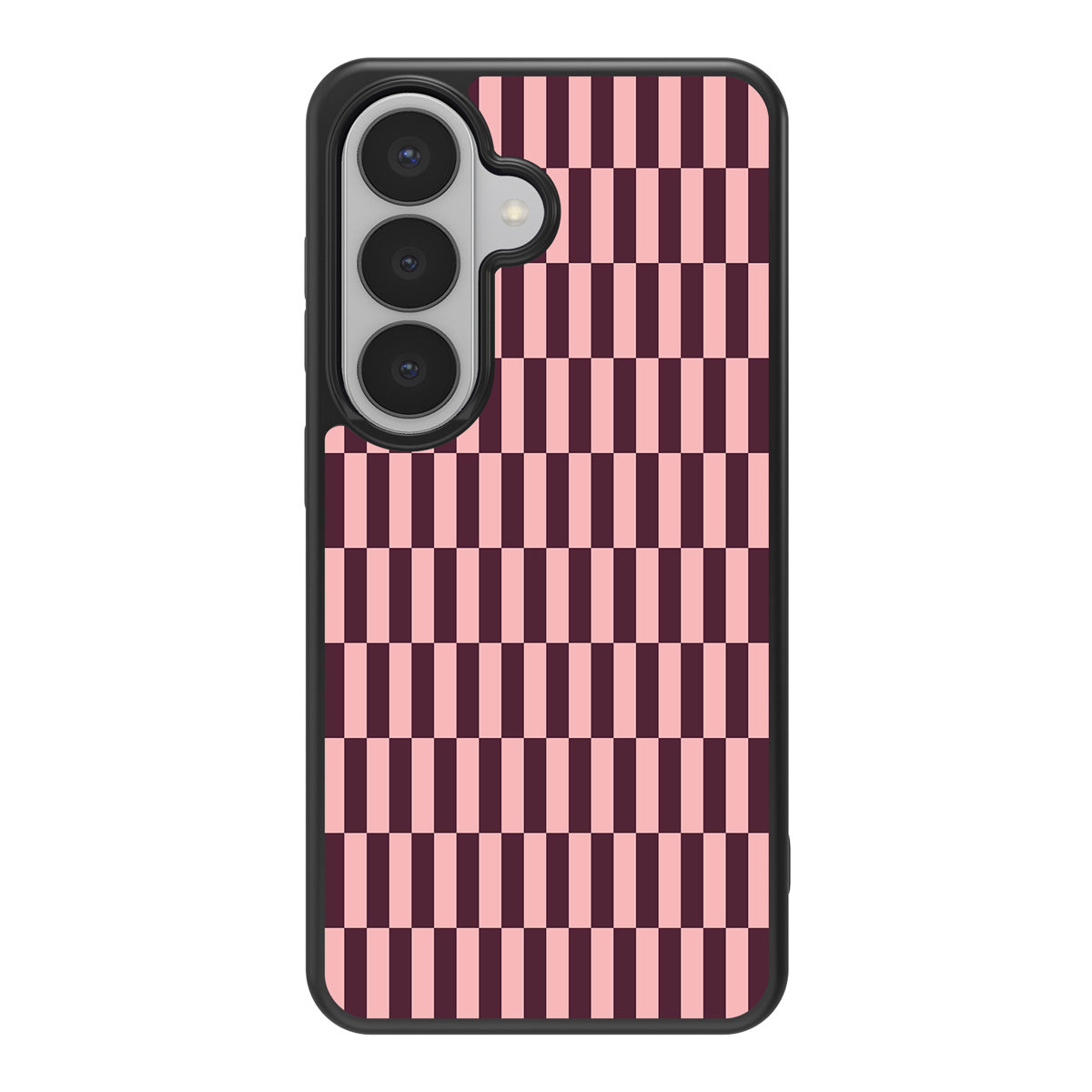 Claret Stack design back view – Samsung Galaxy S26 case