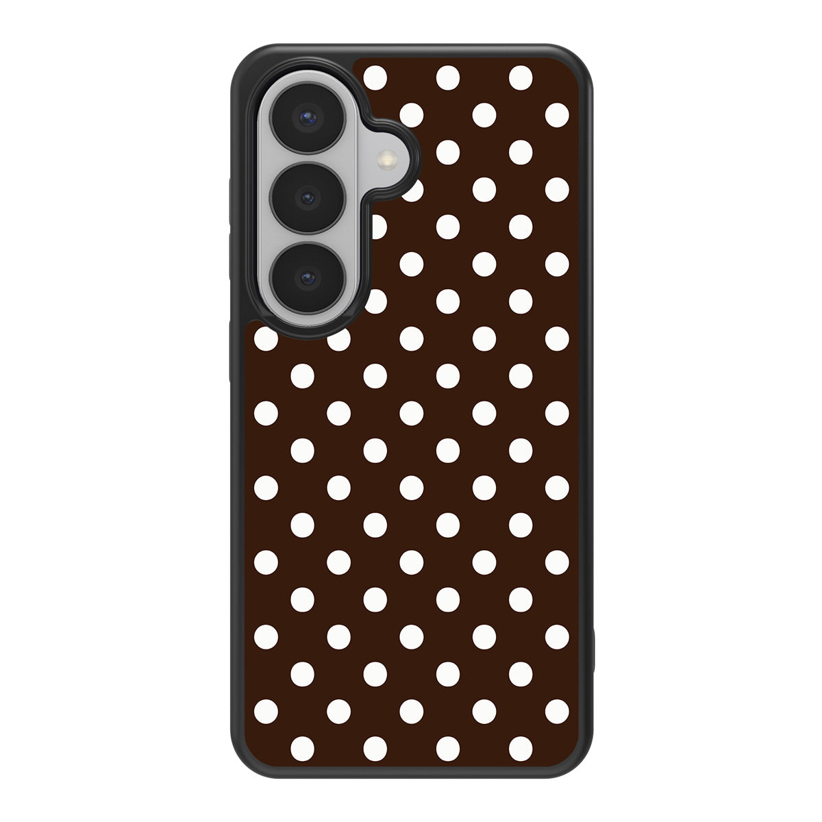 Cocoa Confetti design back view – Samsung Galaxy S26 case