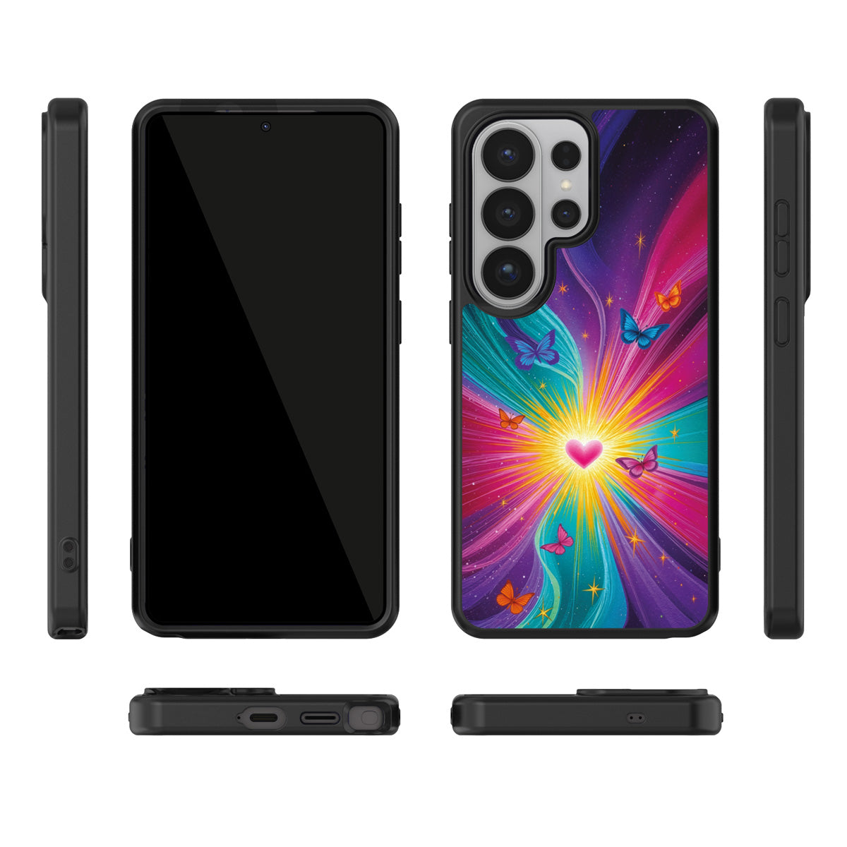 Cosmic Aura Samsung Galaxy S26 Ultra case – multi-angle view