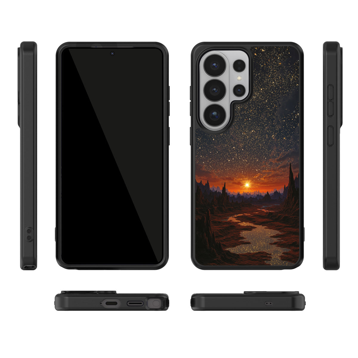 Desert Dusk Samsung Galaxy S26 Ultra case – multi-angle view