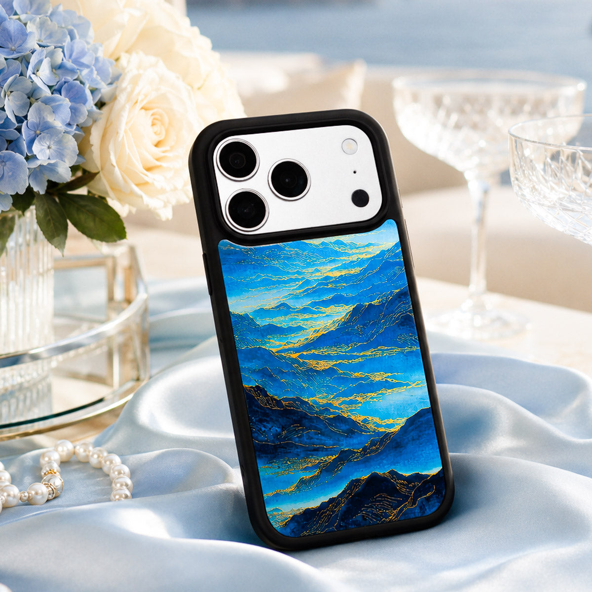 Blue Mountain Designer iPhone 18 Pro Max Case – Ethereal Dawn | MagSafe — view 2