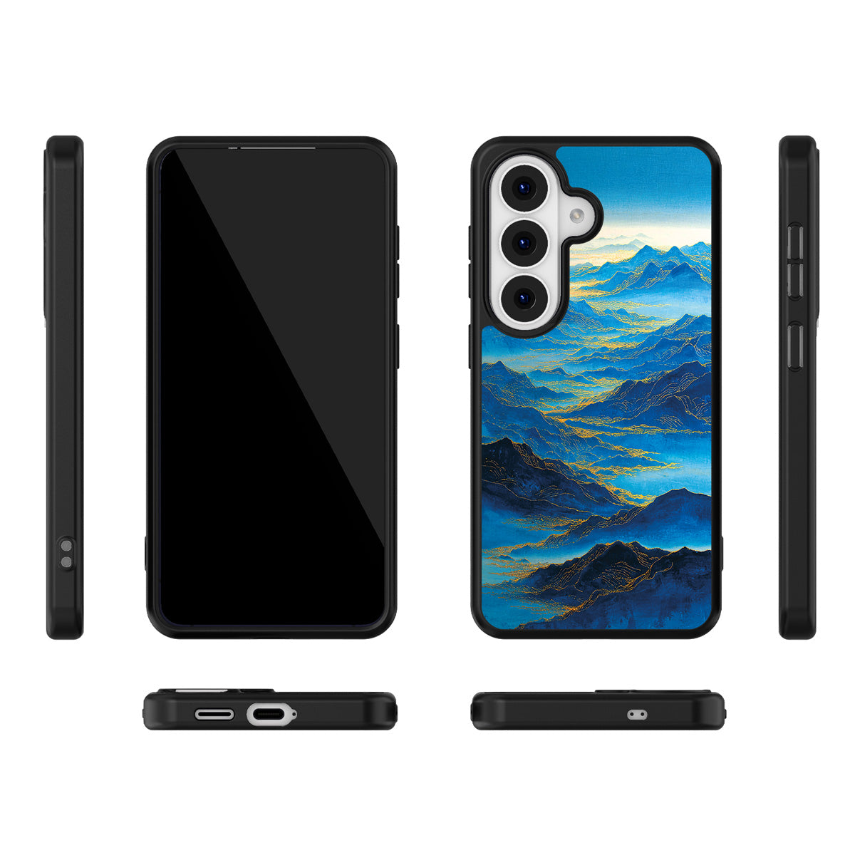 Ethereal Dawn Samsung Galaxy S26 case – multi-angle view