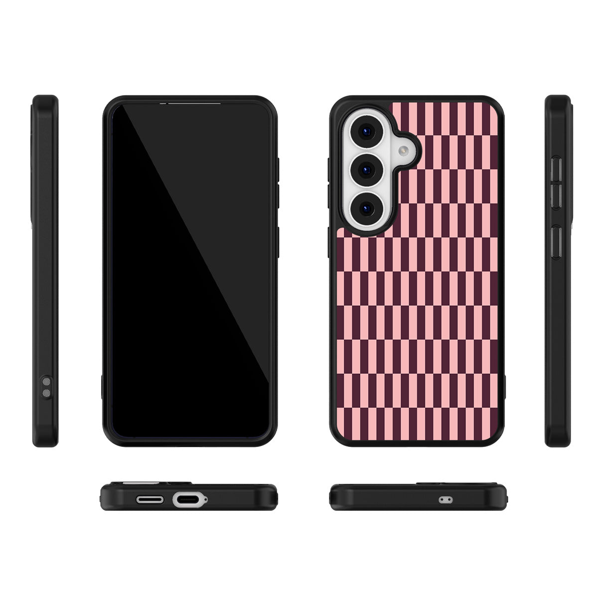 Garnet Stack Samsung Galaxy S26 Plus case – multi-angle view