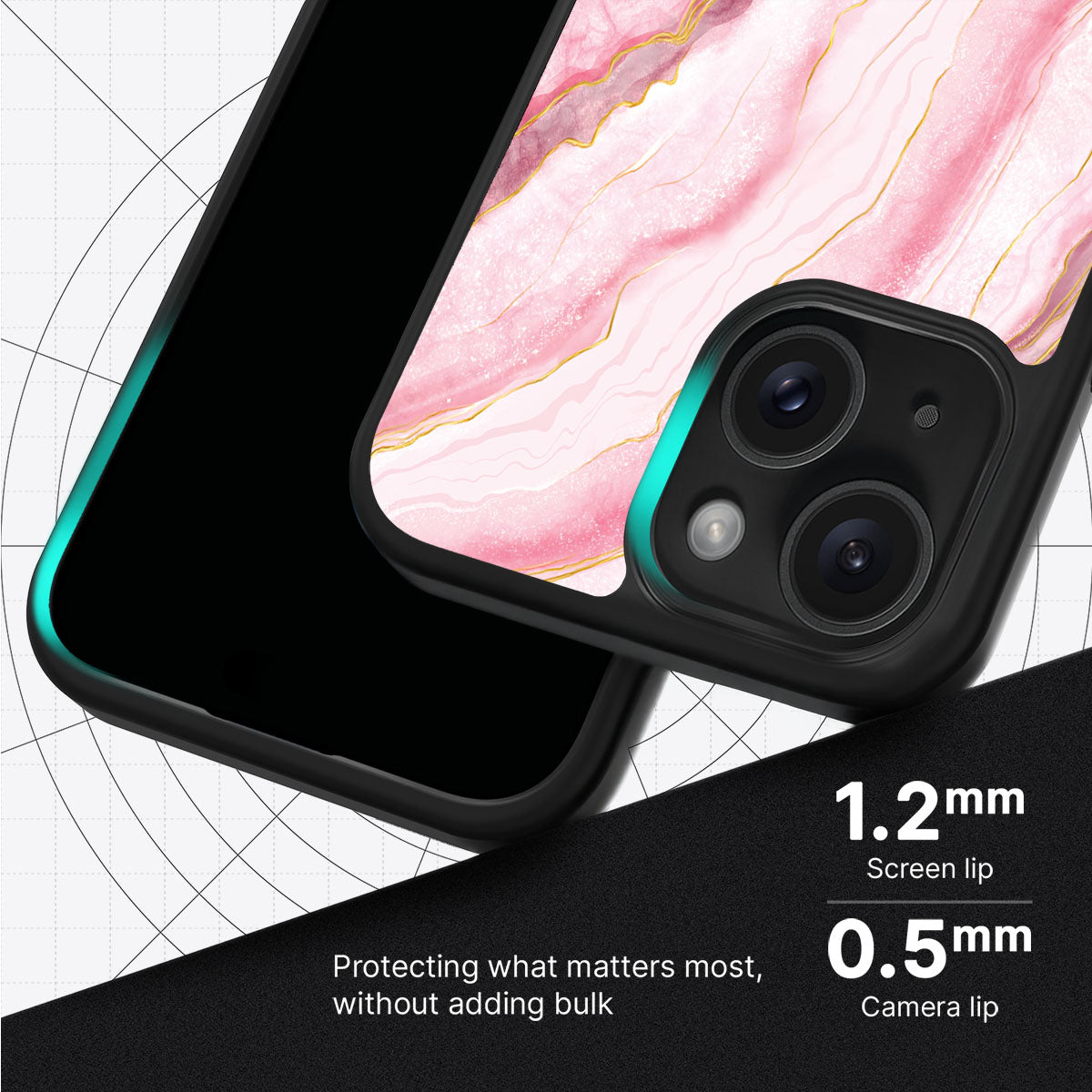 Blushed Marble - iPhone 13 Case, #case type_core (magsafe), #case type_core (non magsafe)