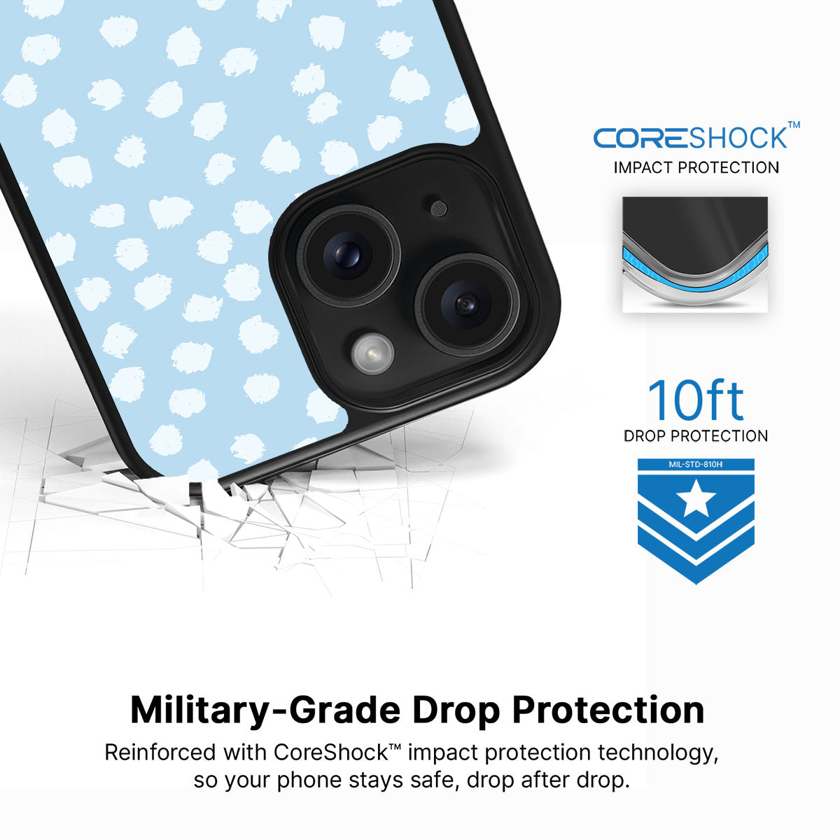 Cloud Dots - iPhone 13 Case #case type_core (magsafe), #case type_core (non magsafe)