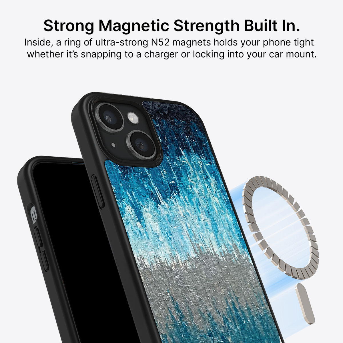 Impasto Tides - iPhone 13 Case #case type_core (magsafe)