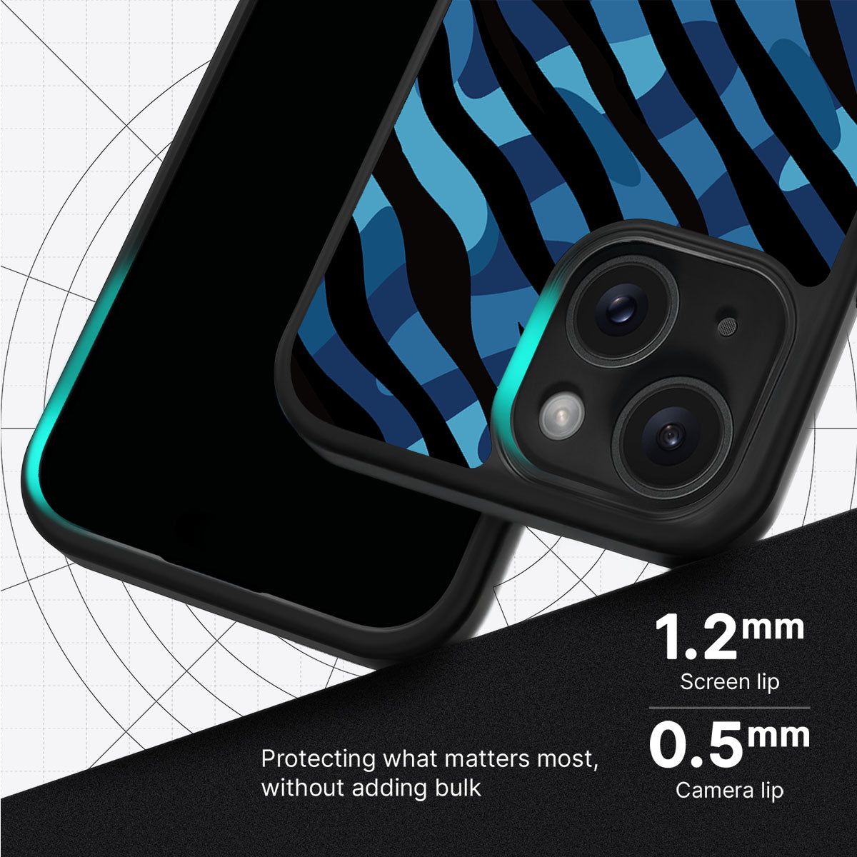 Ocean Camo - iPhone 13 Case, #case type_core (magsafe), #case type_core (non magsafe)