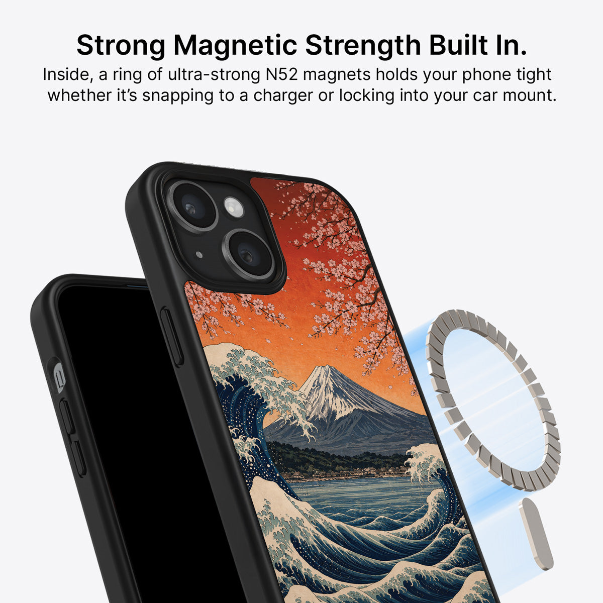 iPhone 13 MagSafe case – Sakura Coast design