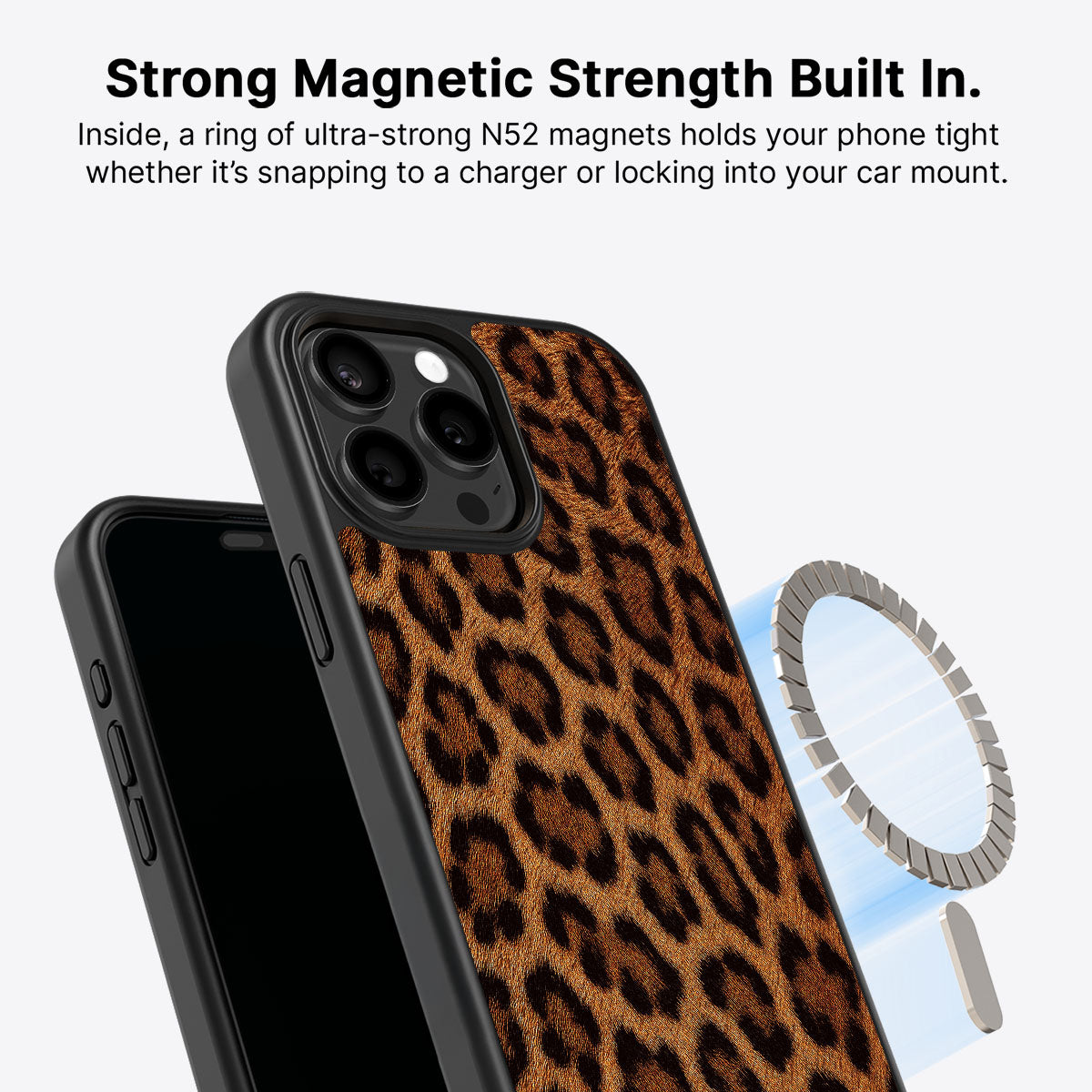 iPhone 13 Pro MagSafe case – Classic Leopard design