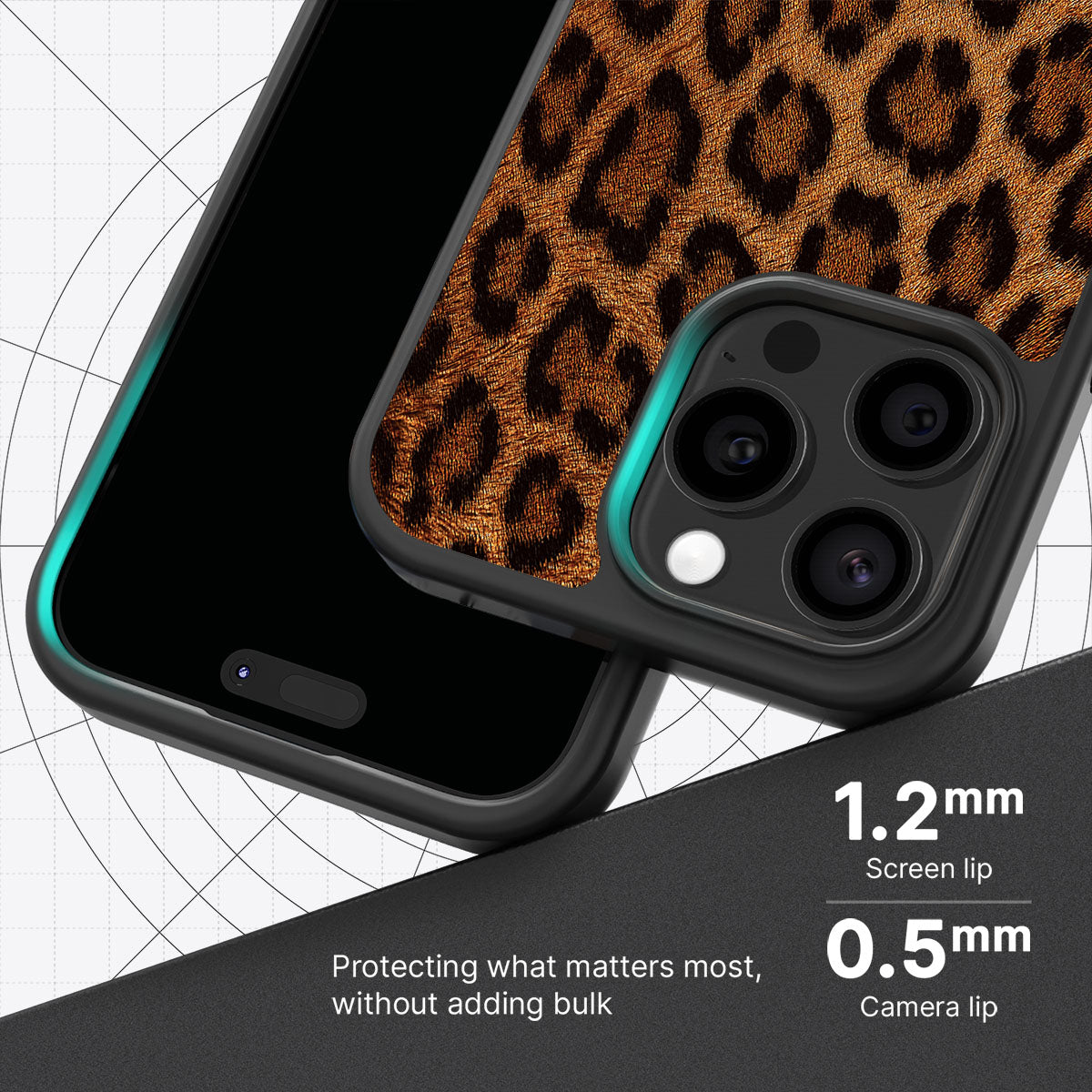 Classic Leopard slim iPhone 13 Pro phone case