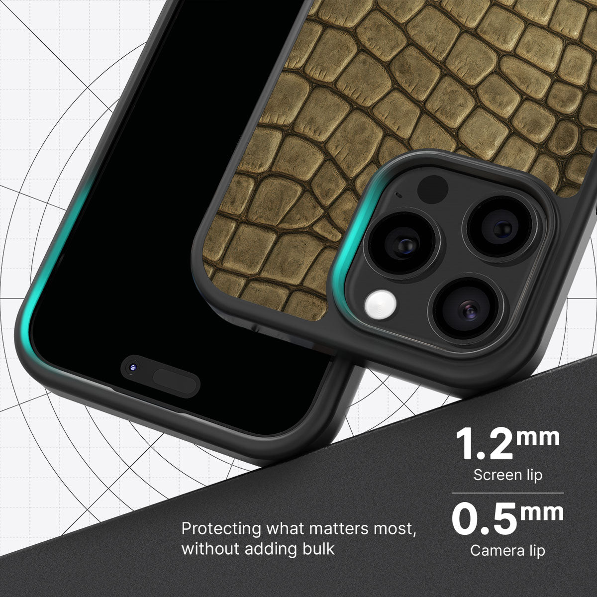 Croc Scales - iPhone 13 Pro Case #case type_core (magsafe), #case type_core (non magsafe)