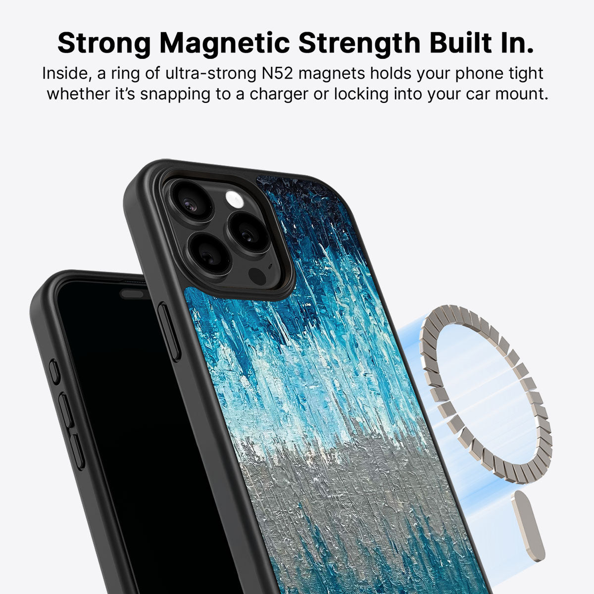 Impasto Tides - iPhone 13 Pro Case #case type_core (magsafe)