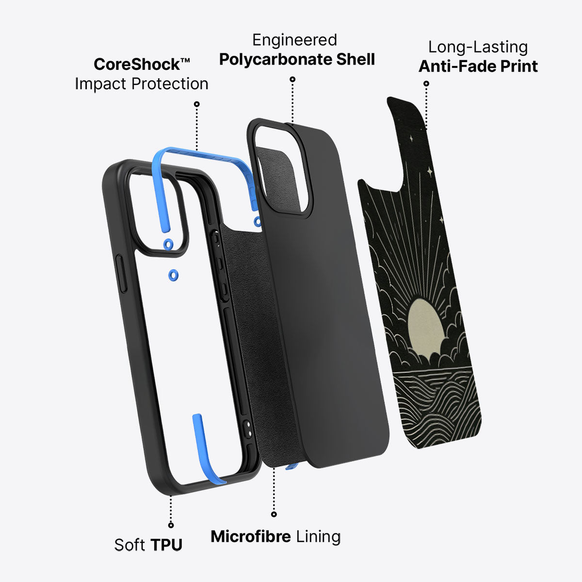 Moon Energy - iPhone 13 Pro Case #case type_core (non magsafe)