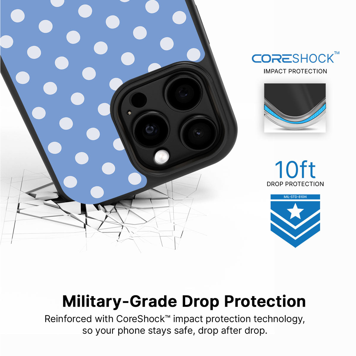 Pasty Twister iPhone 13 Pro case with drop protection