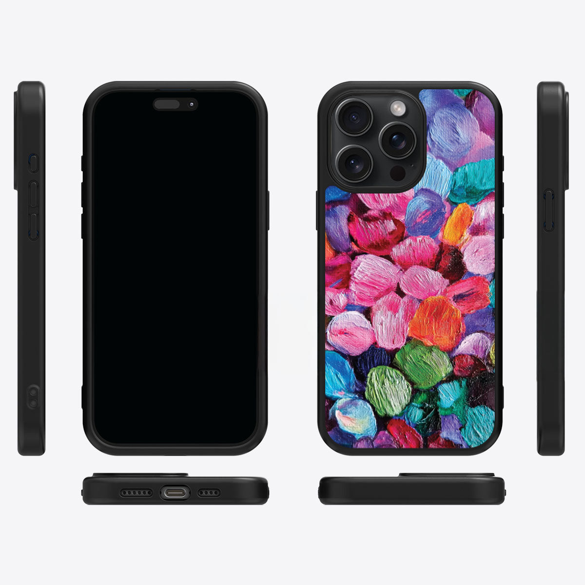 Floral Designer iPhone 13 Pro Case – Petal Mosaic | MagSafe