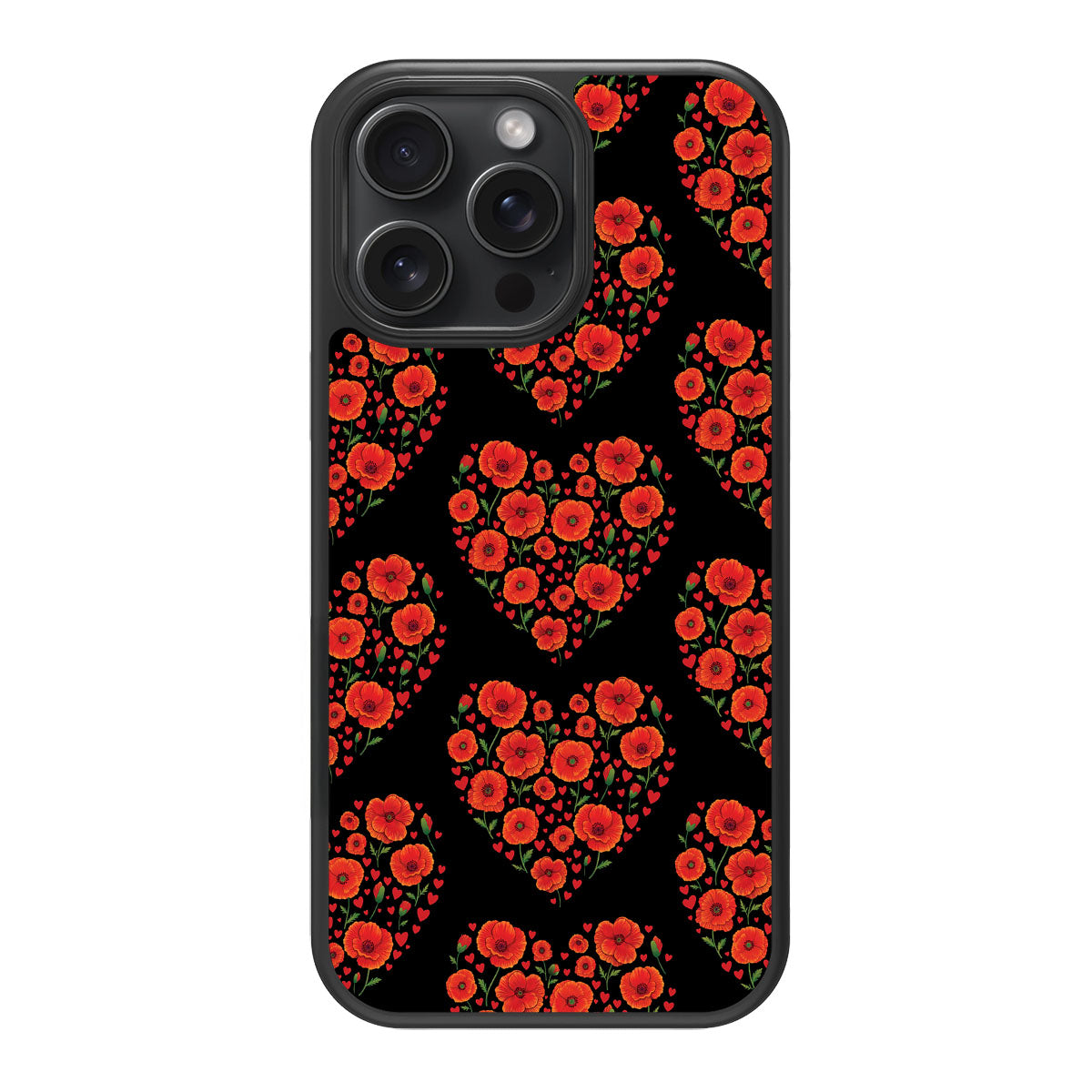 Poppy Heart - iPhone 13 Pro Case #case type_core (magsafe), #case type_core (non magsafe)
