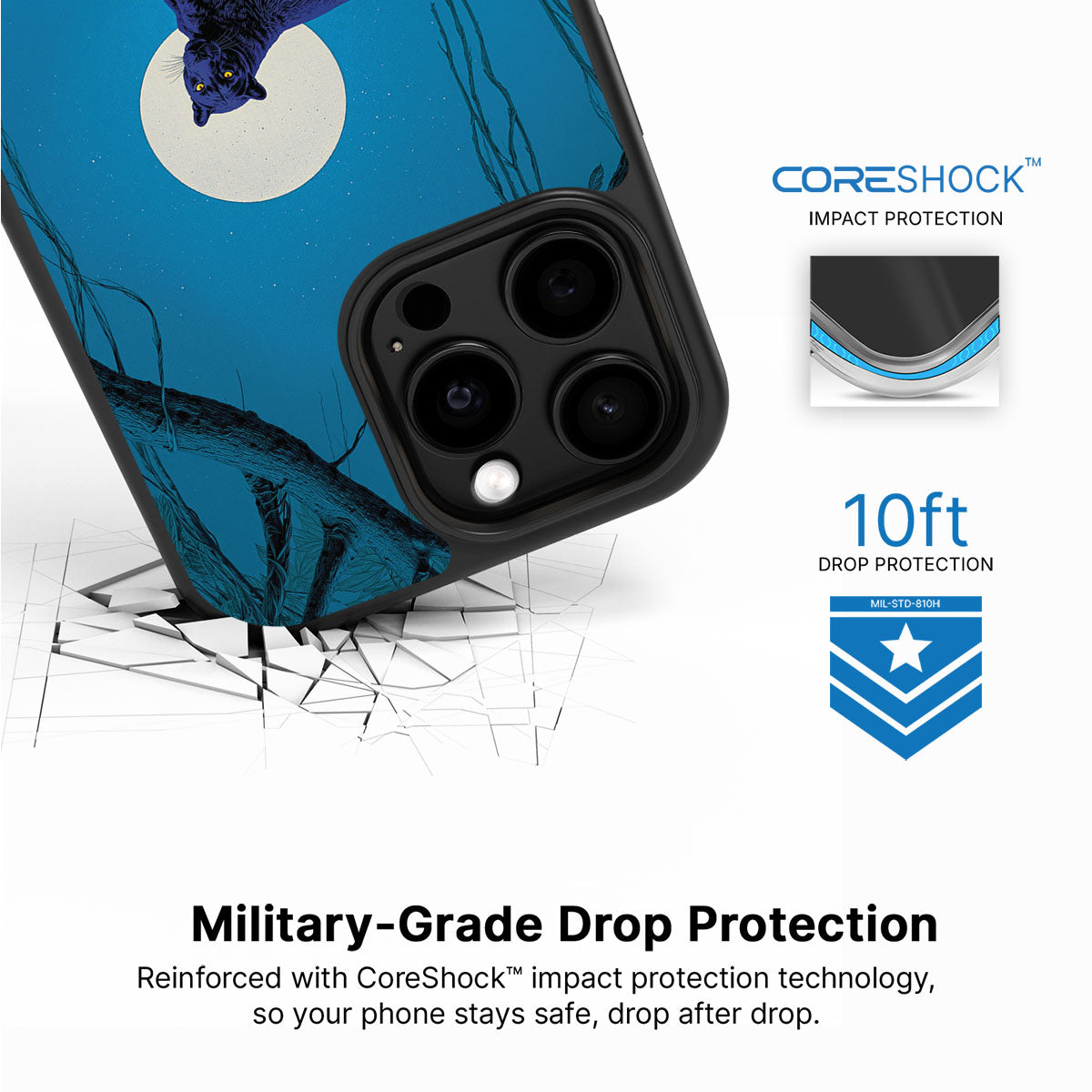 Tropic Panther - iPhone 13 Pro Case