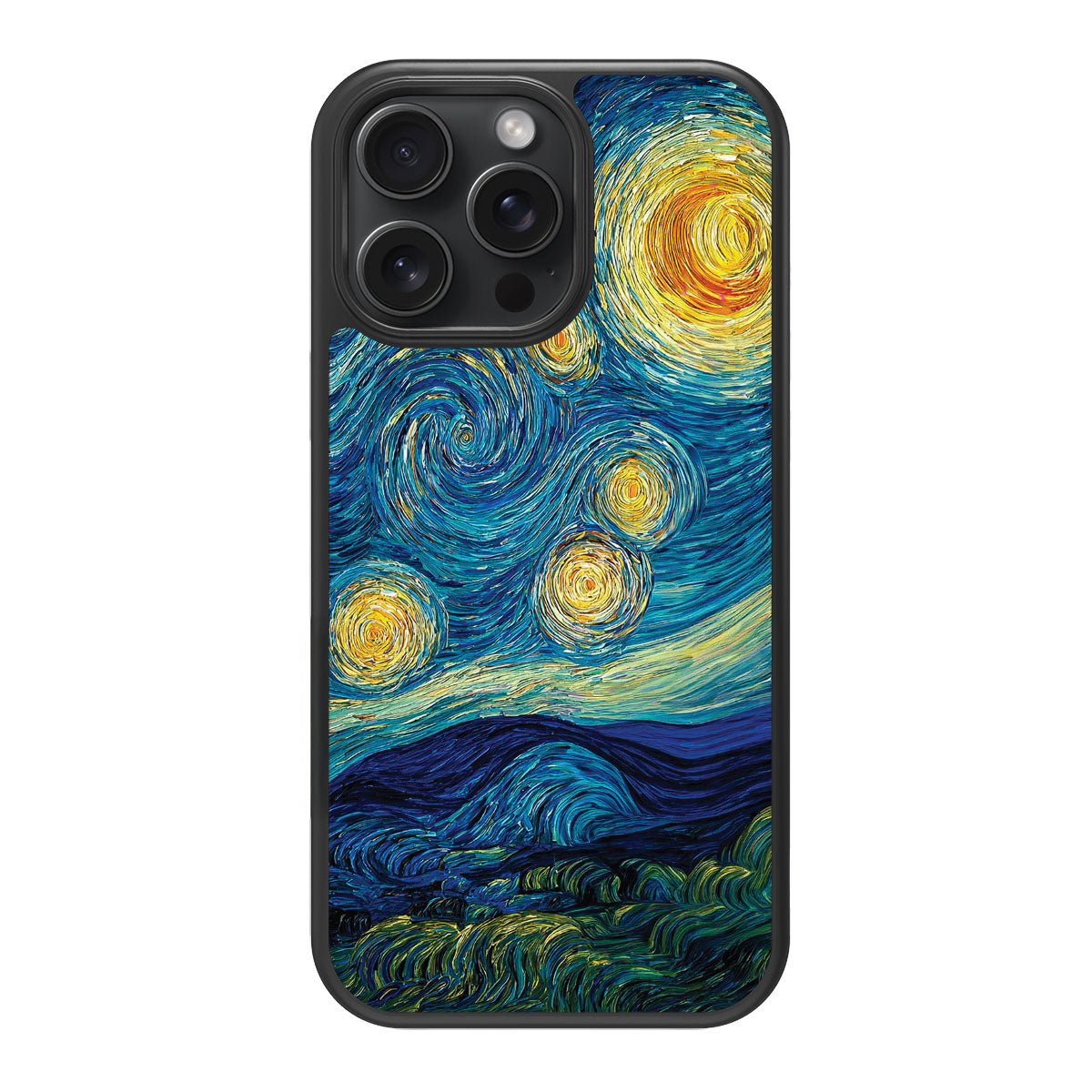 Astral Waves design back view – iPhone 13 Pro Max case