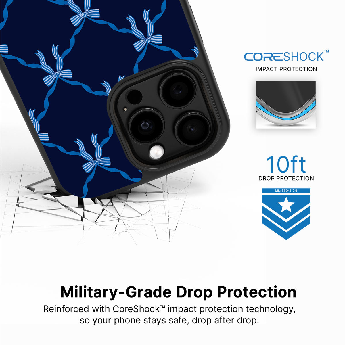 Azure Elegance - iPhone 13 Pro Max Case #case type_core (magsafe), #case type_core (non magsafe)