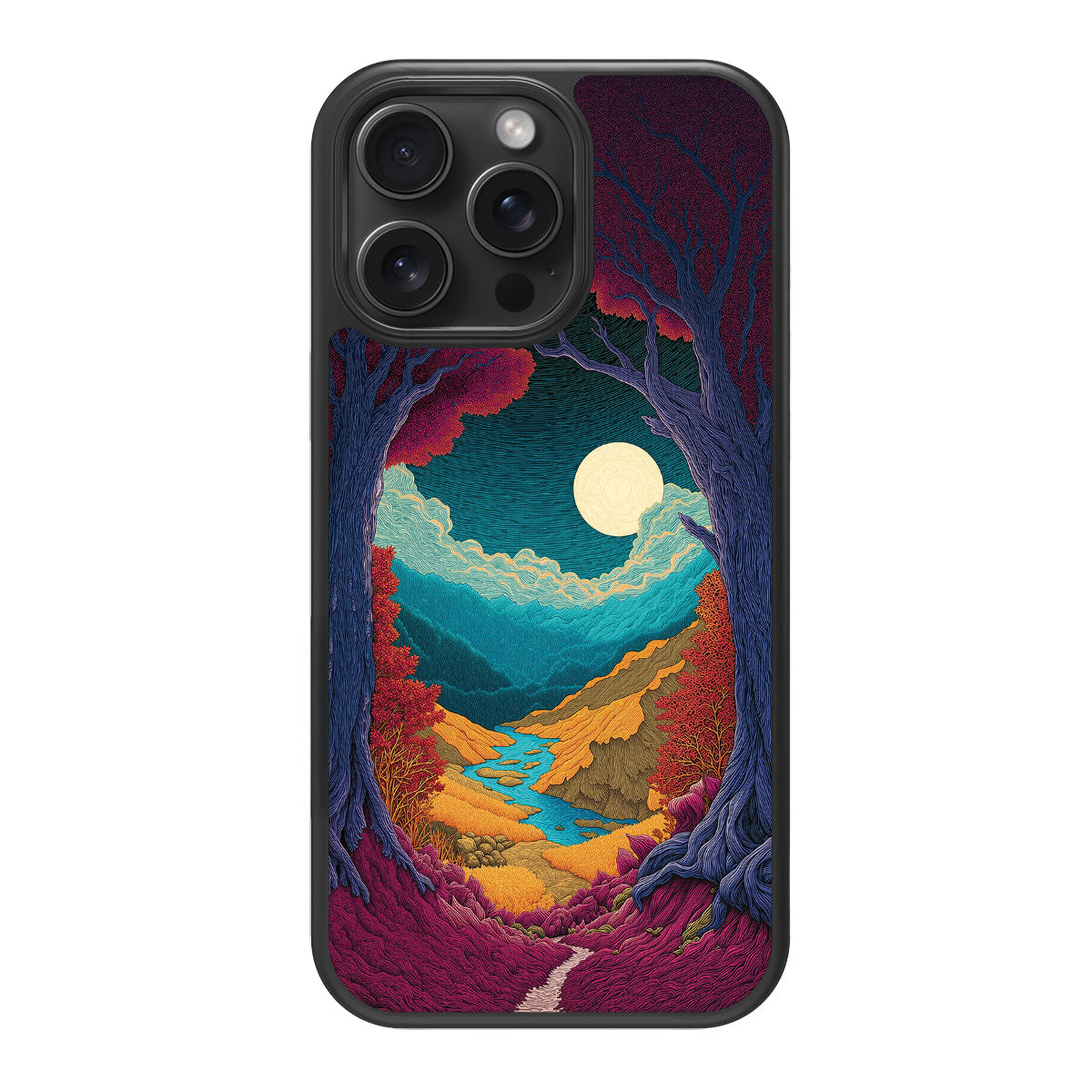Celestial Designer iPhone 13 Pro Max Case – Harvest Moon | MagSafe