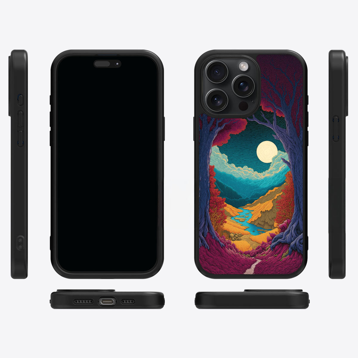 Celestial Designer iPhone 13 Pro Max Case – Harvest Moon | MagSafe