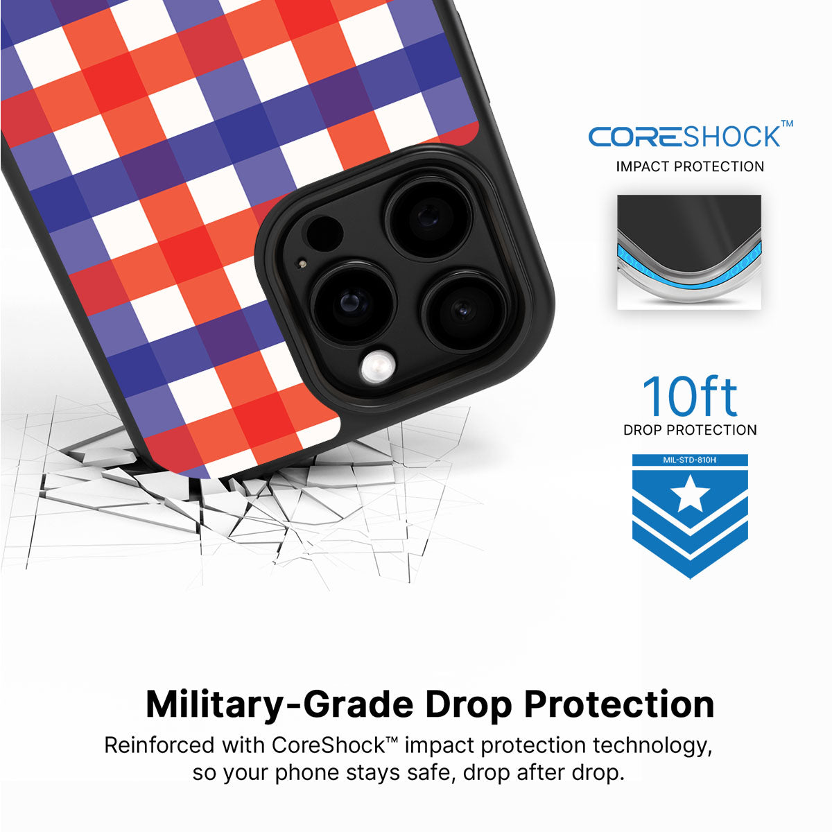 Heritage Checks - iPhone 13 Pro Max Case #case type_core (magsafe), #case type_core (non magsafe)