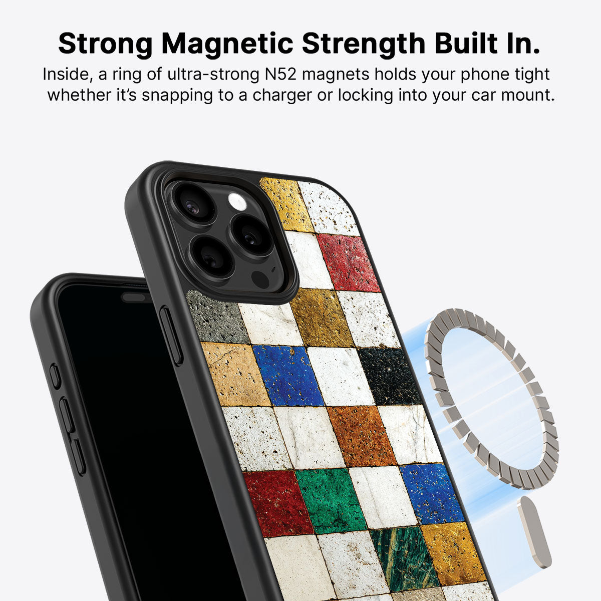iPhone 13 Pro Max MagSafe case – Heritage Mosaic design