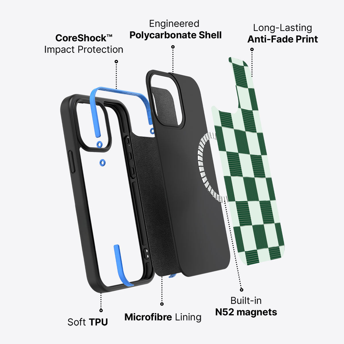 Luxe Emerald - iPhone 13 Pro Max Case #case type_core (magsafe)