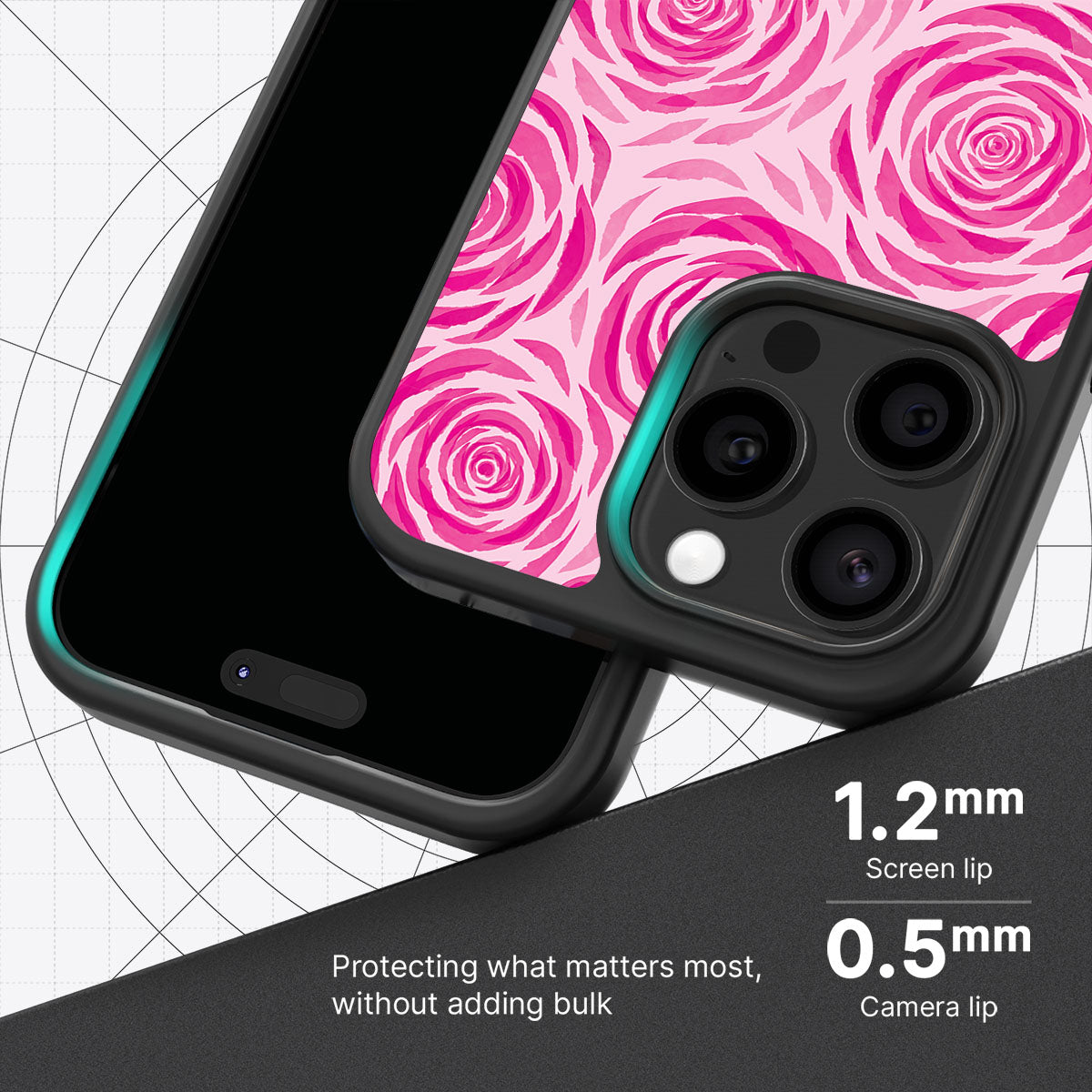 Rosy Reverie - iPhone 13 Pro Max Case #case type_core (magsafe), #case type_core (non magsafe)