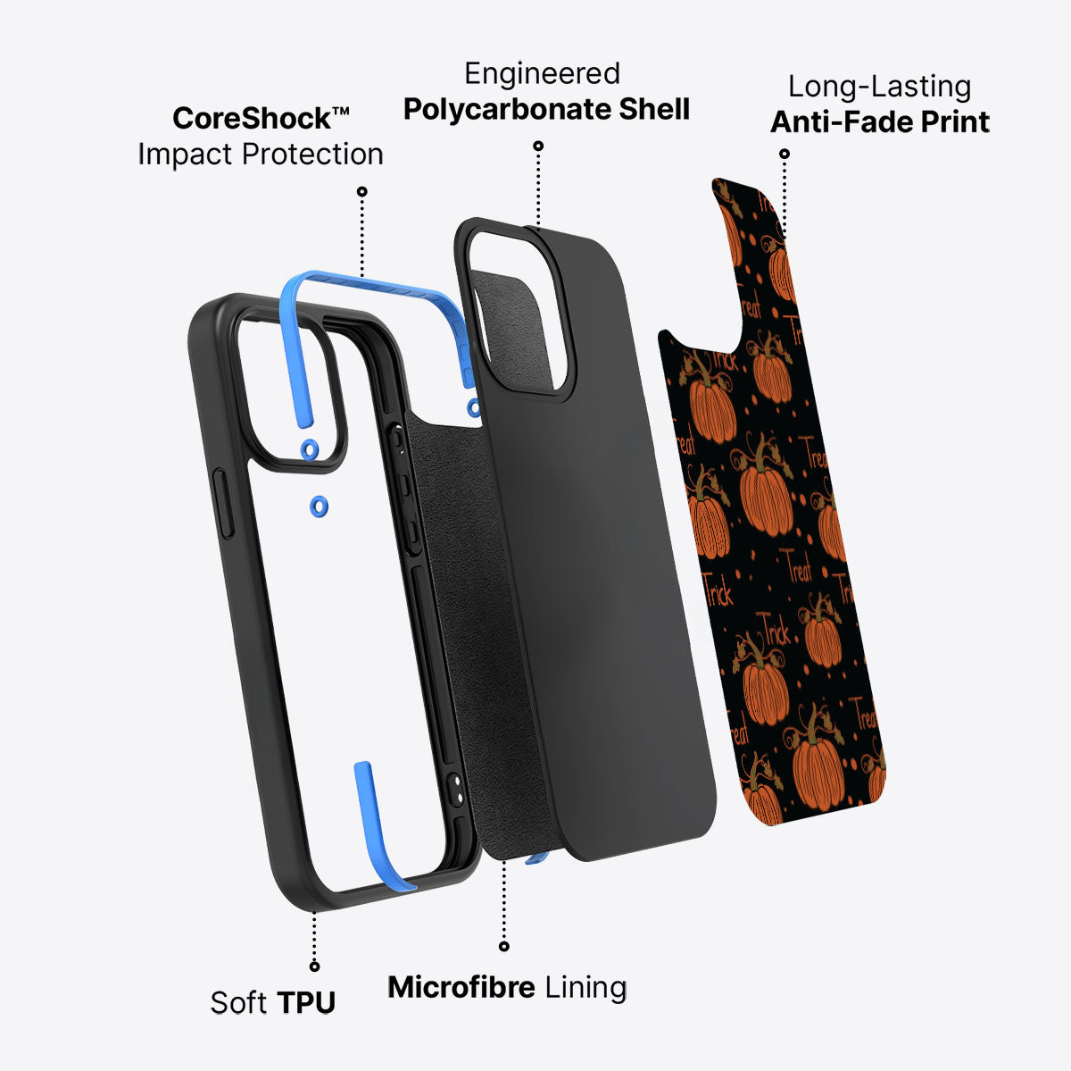 Trick Treat - iPhone 13 Pro Max Case, #case type_core (non magsafe)