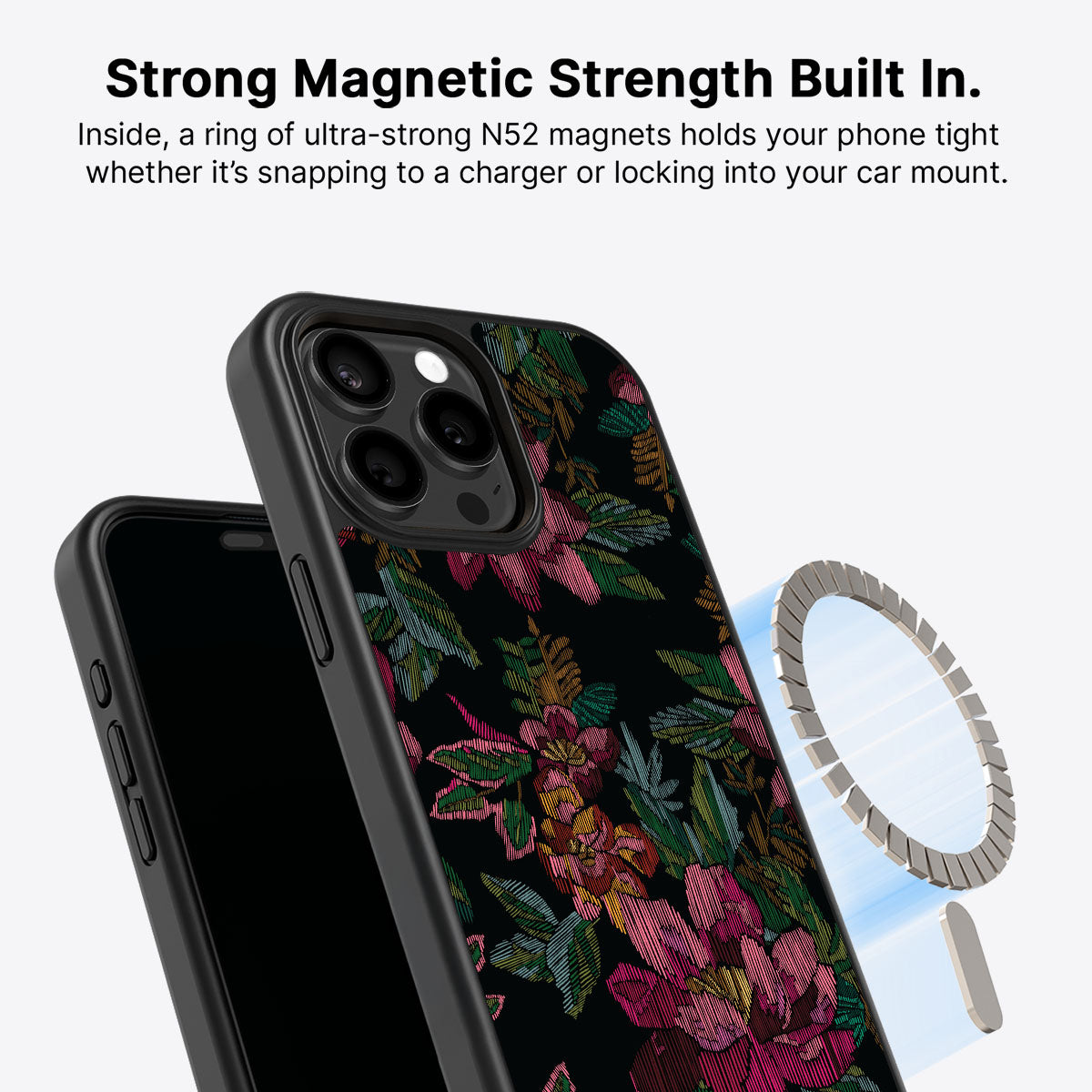 Woven Blooms - iPhone 13 Pro Max Case #case type_core (magsafe)
