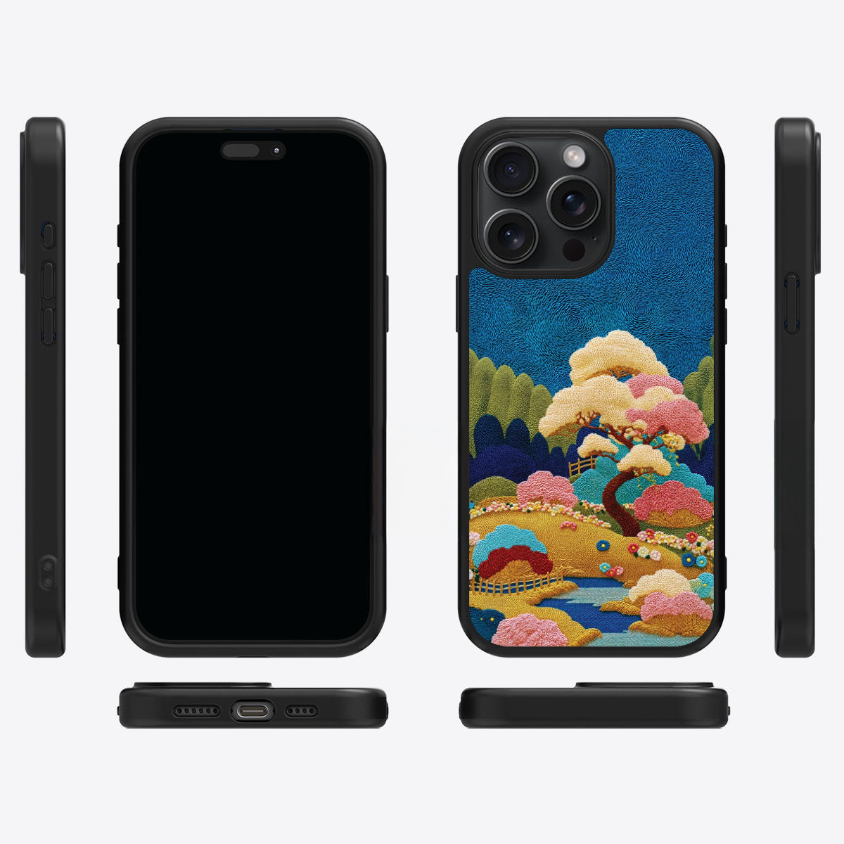 Japanese Art Designer iPhone 13 Pro Max Case – Zen Garden | MagSafe