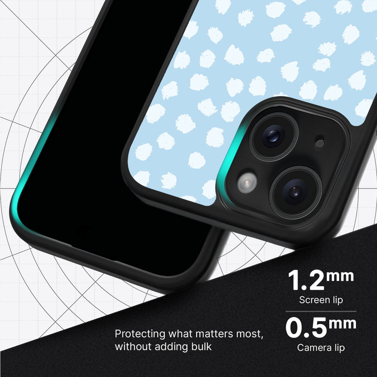 Cloud Dots - iPhone 14 Case #case type_core (magsafe), #case type_core (non magsafe)