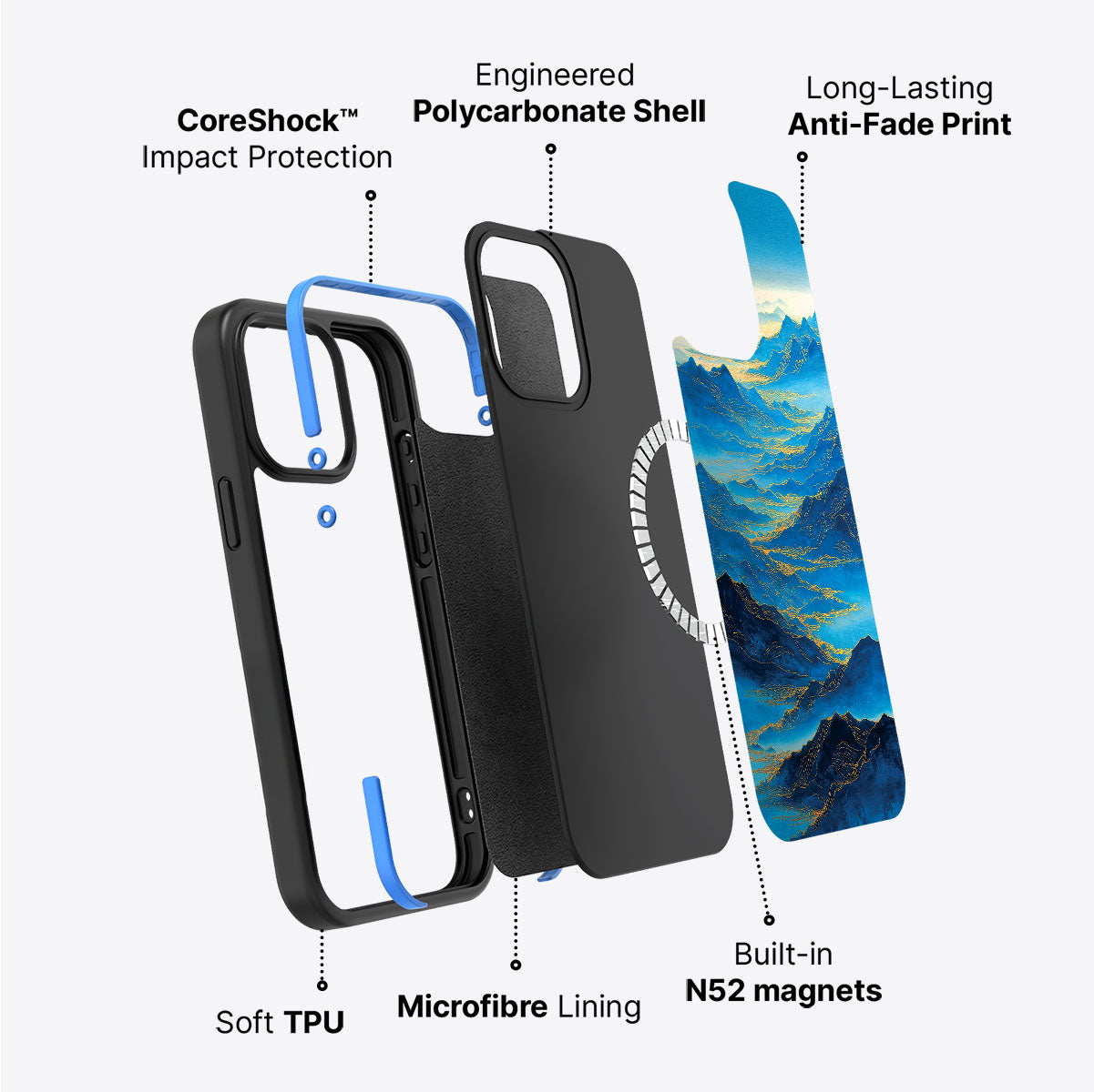 Ethereal Dawn - iPhone 14 Case #case type_core (magsafe)