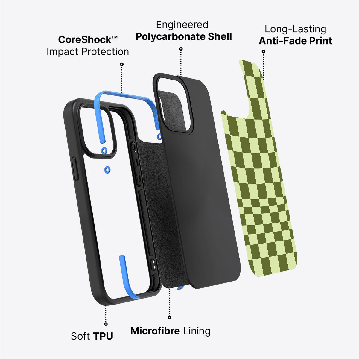 Olive Meadow - iPhone 14 Case