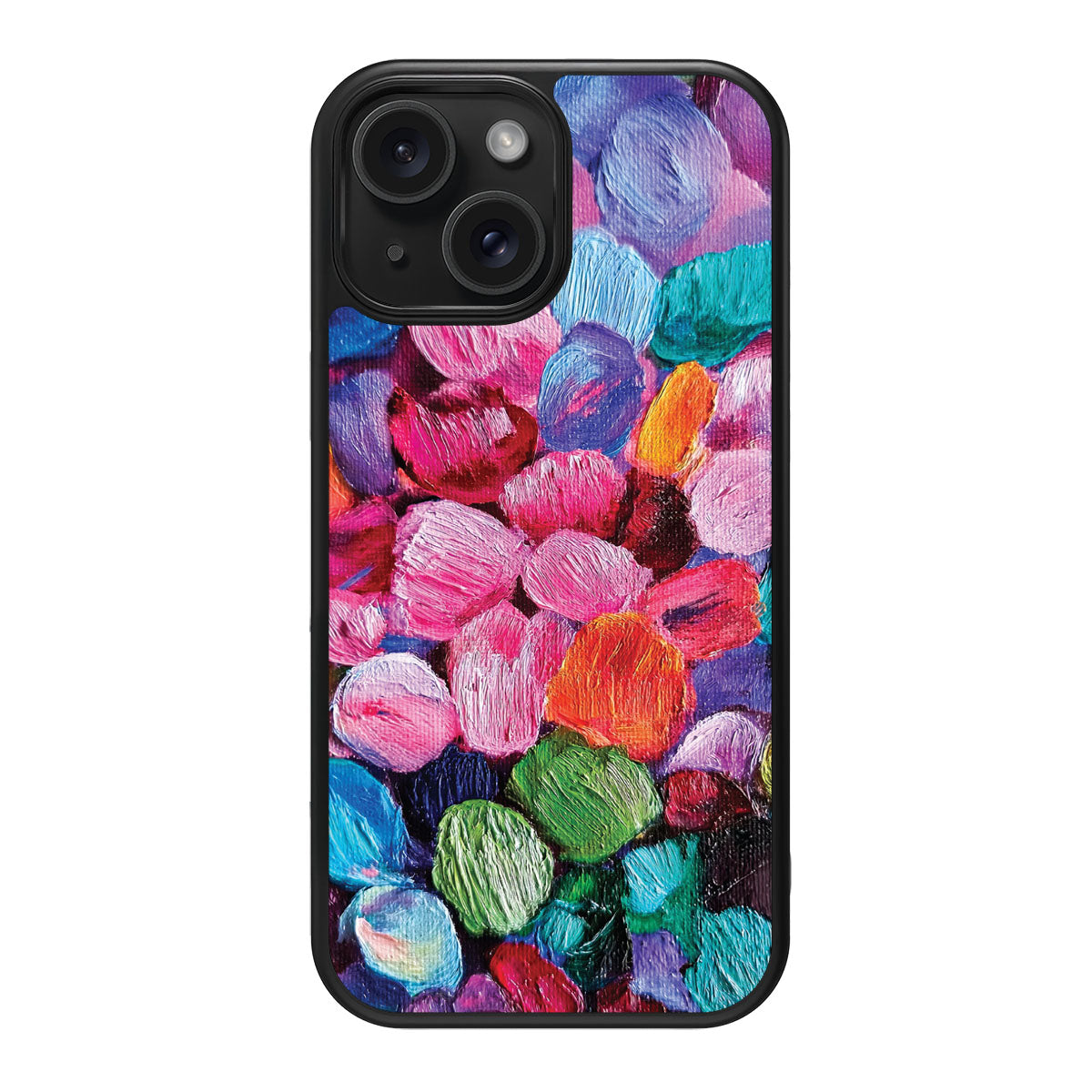 Floral Designer iPhone 14 Case – Petal Mosaic | MagSafe