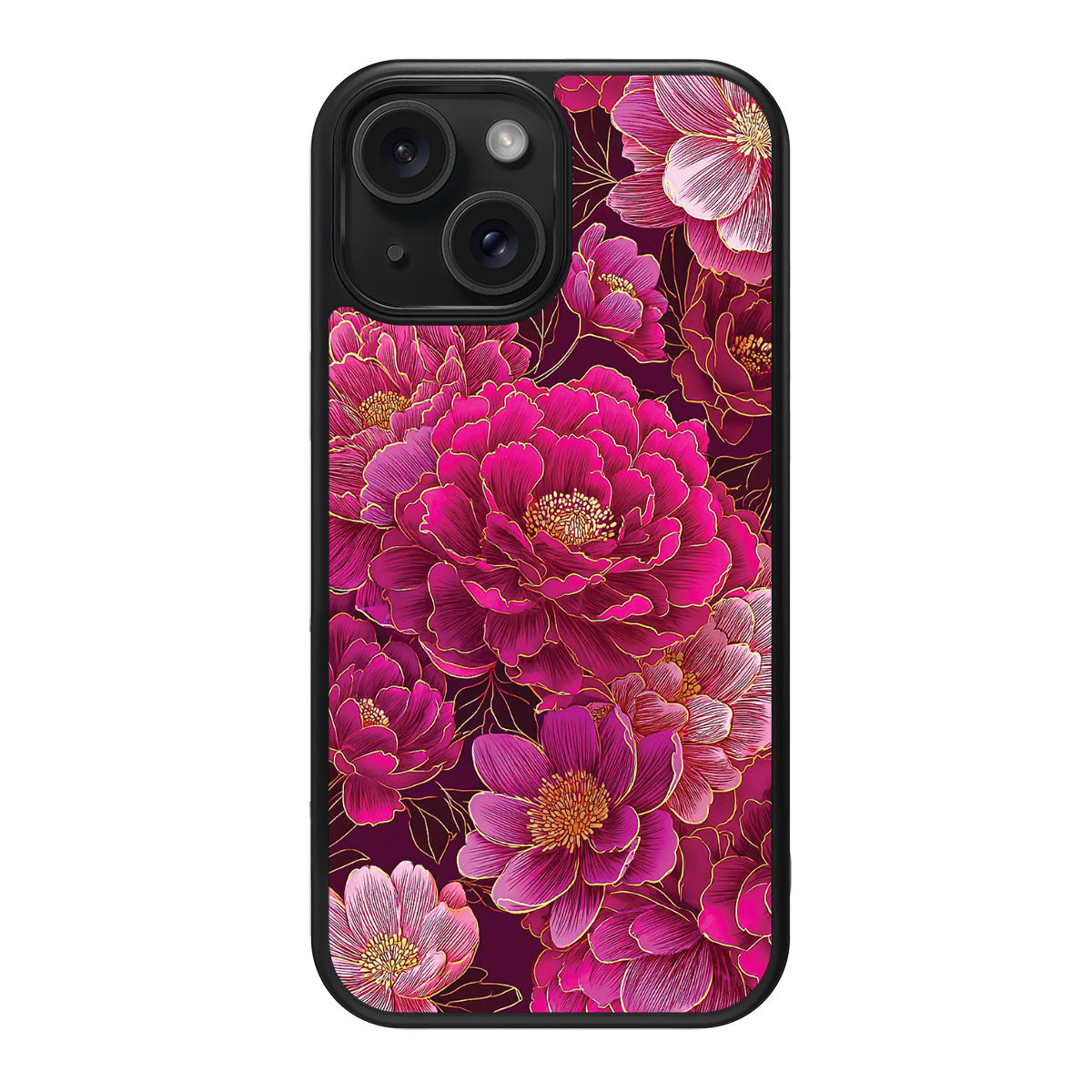 Pink Reverie design back view – iPhone 14 case