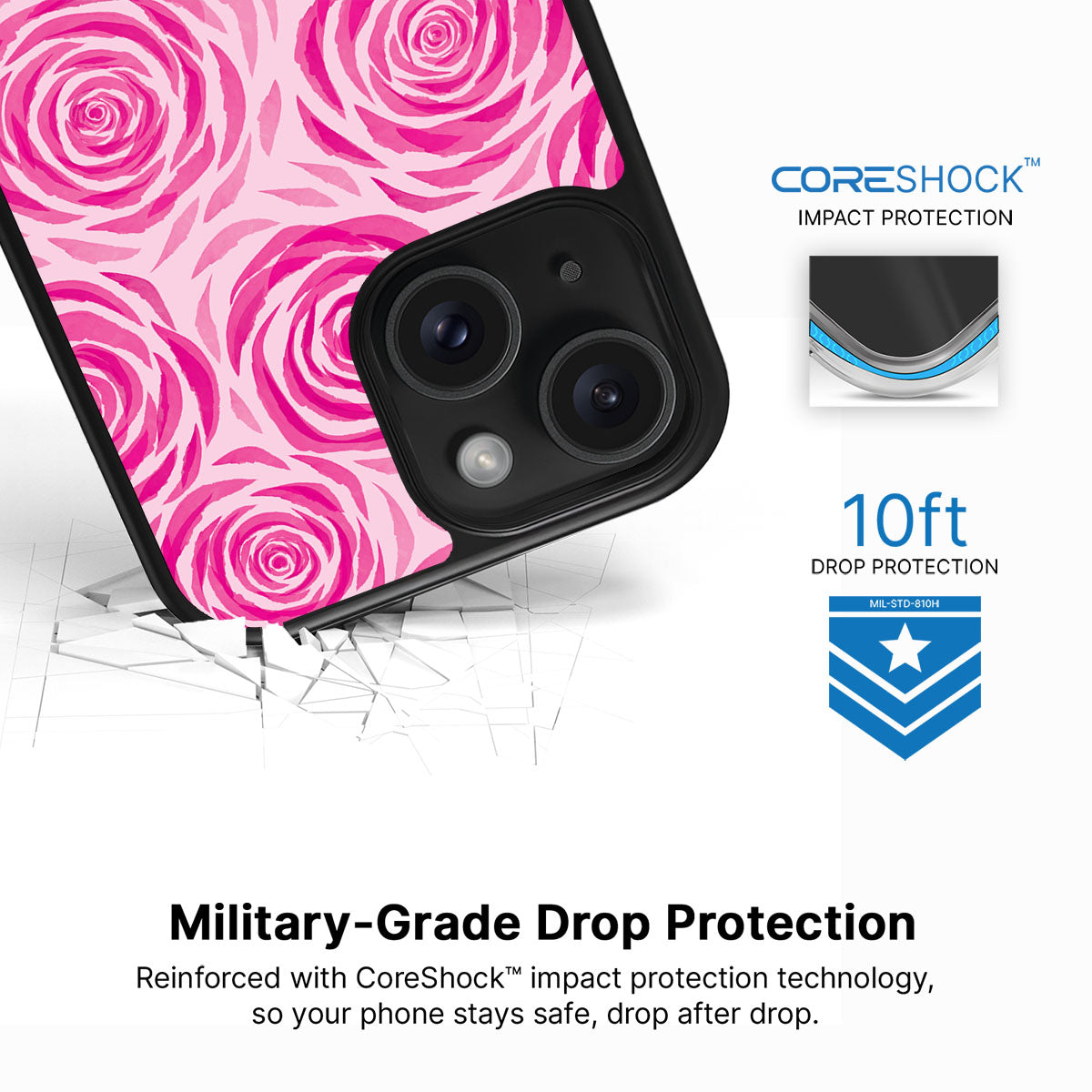 Rosy Reverie - iPhone 14 Case #case type_core (magsafe), #case type_core (non magsafe)