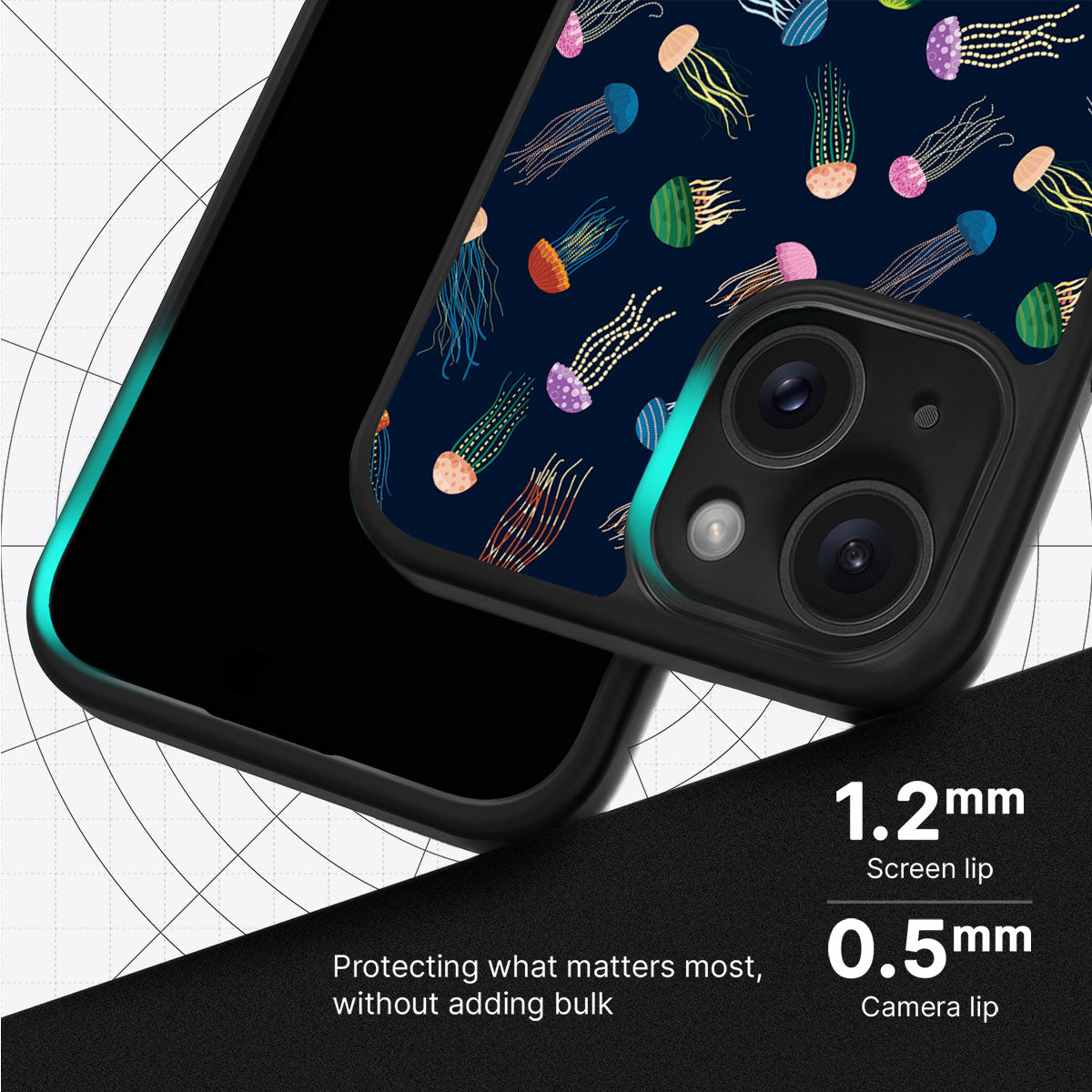 Jellyfish - iPhone 14 Plus Case, #case type_core (magsafe), #case type_core (non magsafe)