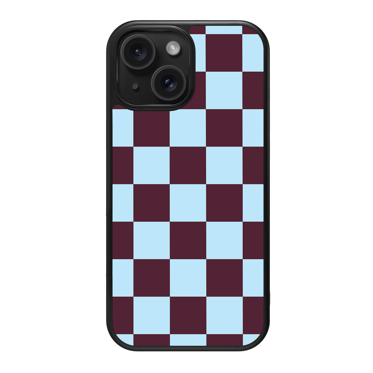 Cabernet Tile design back view – iPhone 14 Plus case