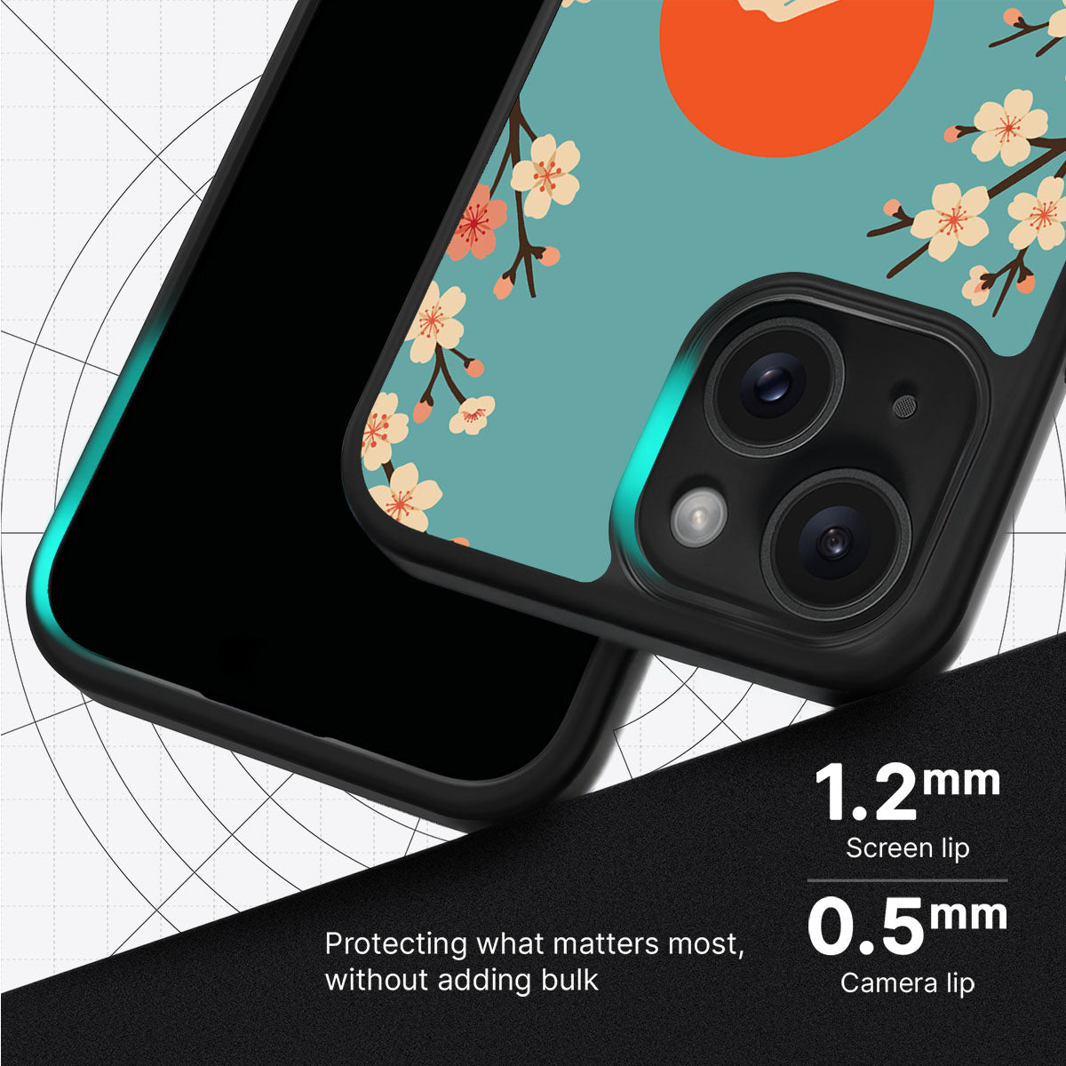 Fuji Cats - iPhone 14 Plus Case #case type_core (magsafe), #case type_core (non magsafe)