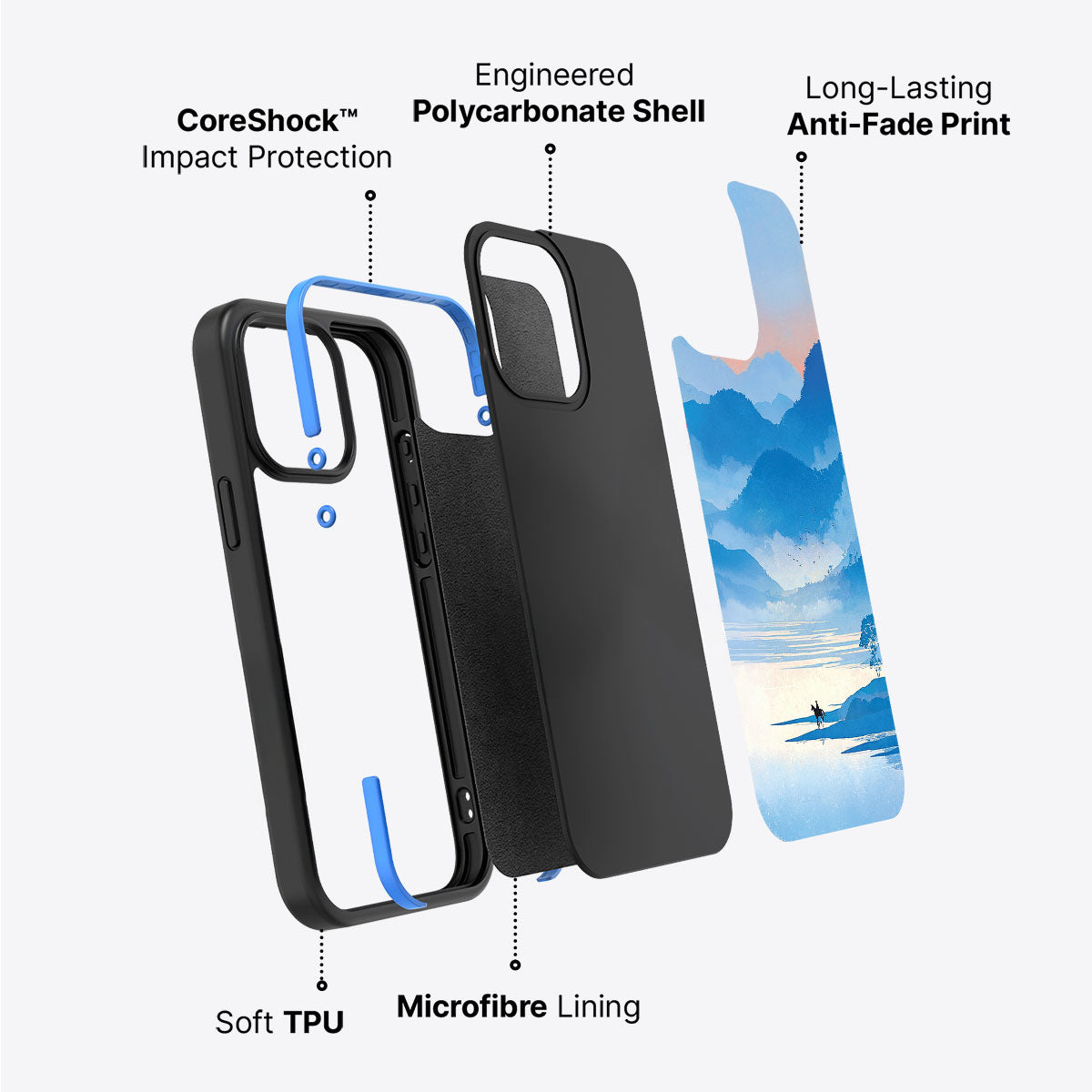 Globe Trotter - iPhone 14 Plus Case #case type_core (non magsafe)