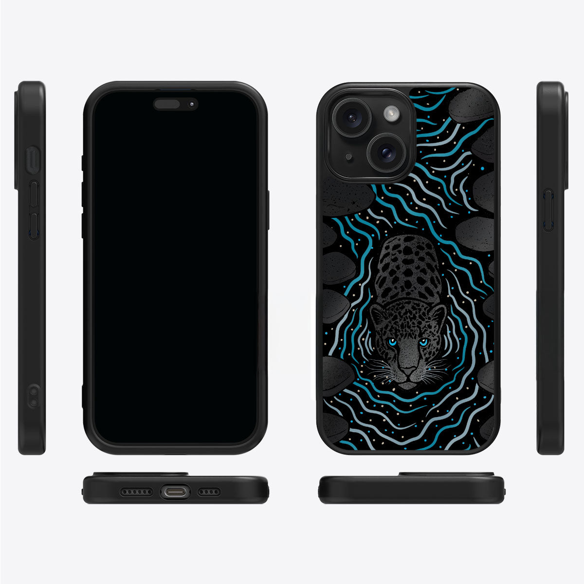 Midnight Panther - iPhone 14 Plus Case, #case type_core (magsafe), #case type_core (non magsafe)