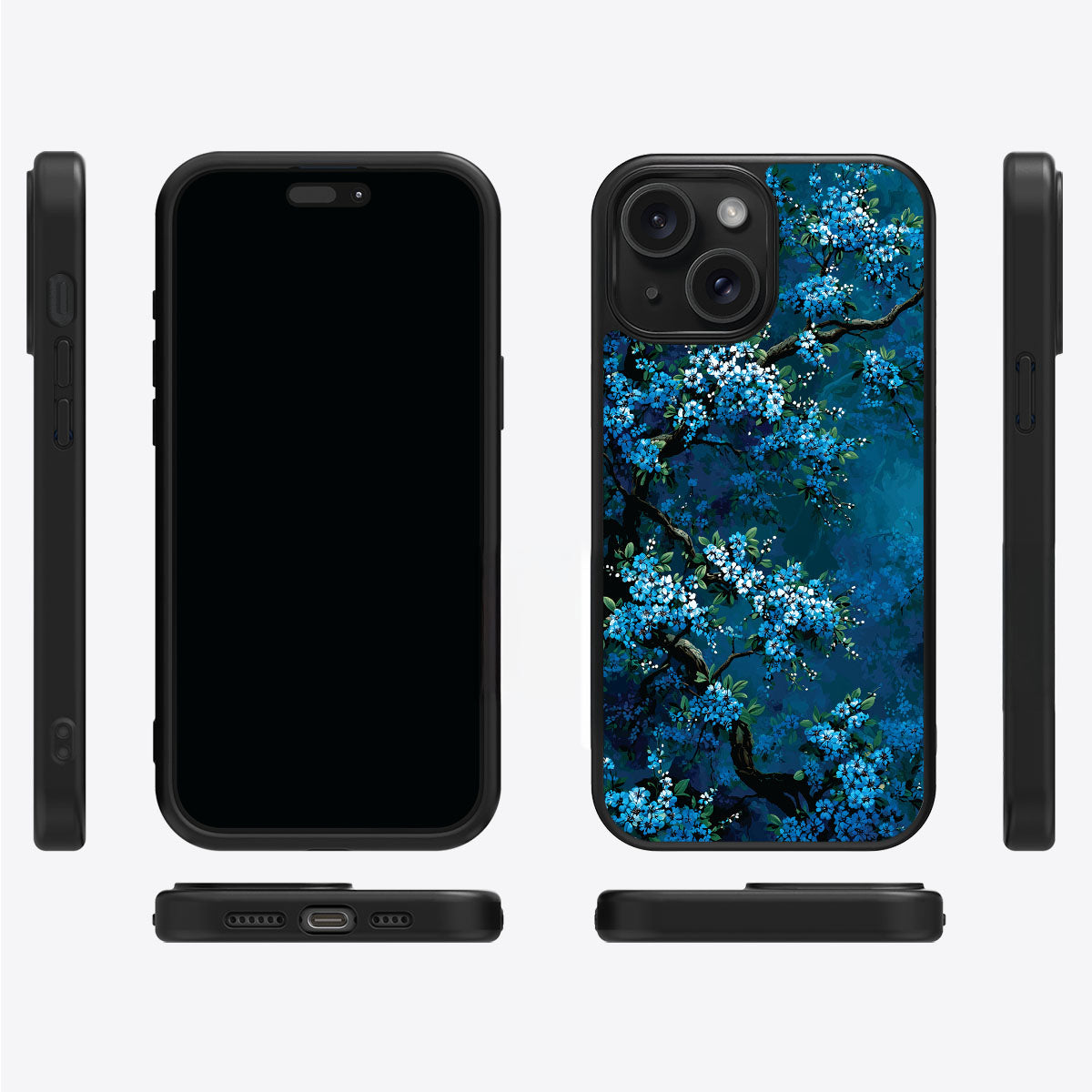 Moonlit Petals - iPhone 14 Plus Case #case type_core (magsafe), #case type_core (non magsafe)