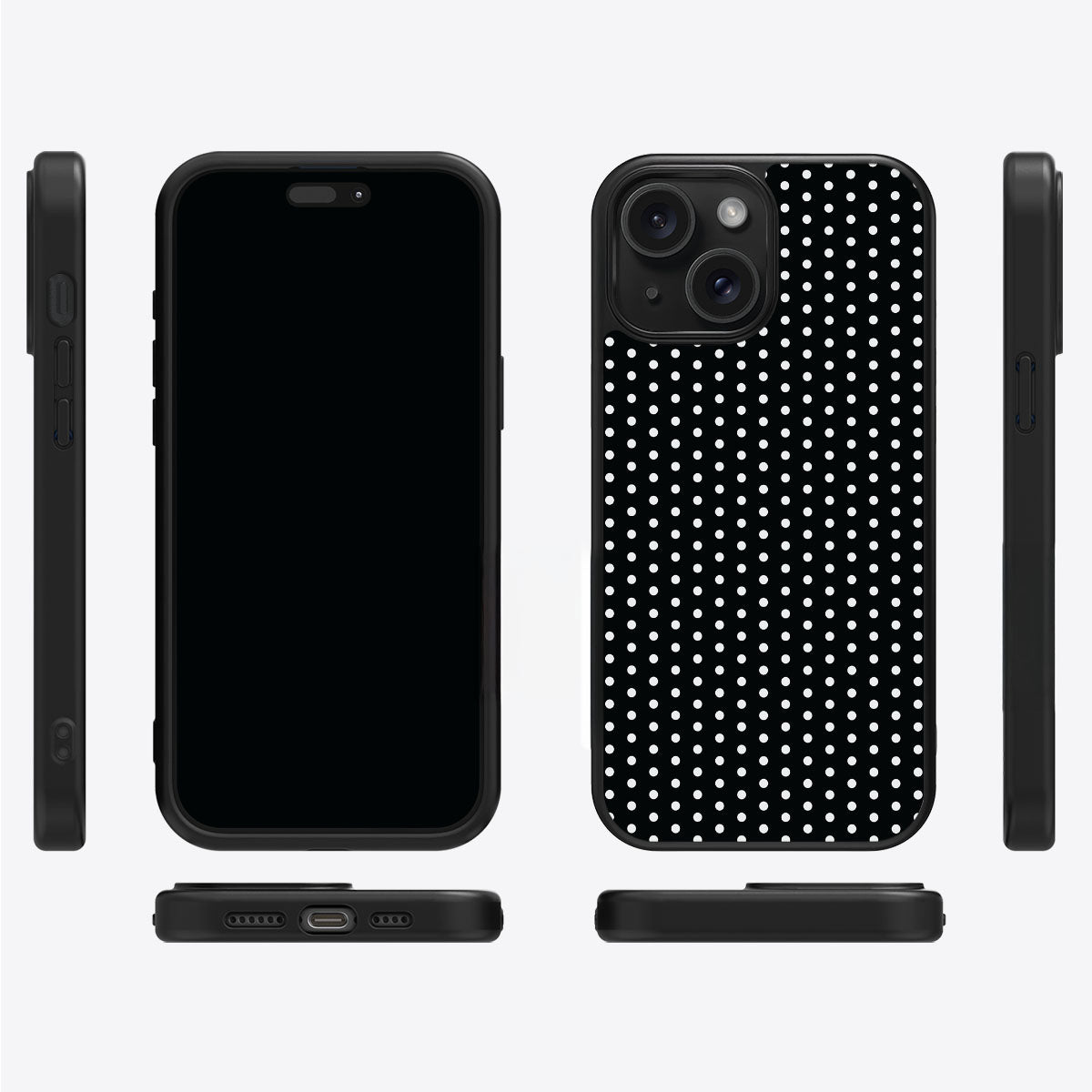 Noir Mesh - iPhone 14 Plus Case #case type_core (magsafe), #case type_core (non magsafe)